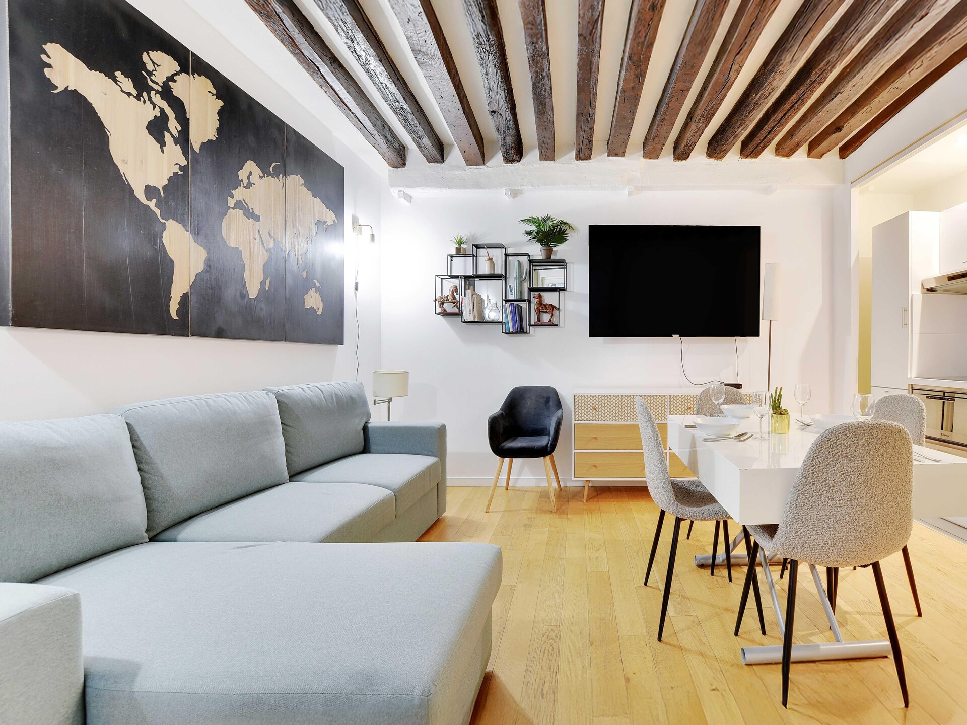 Gerenoveerd appartement in hartje 1e arrondissement, vlakbij metro - foto 3