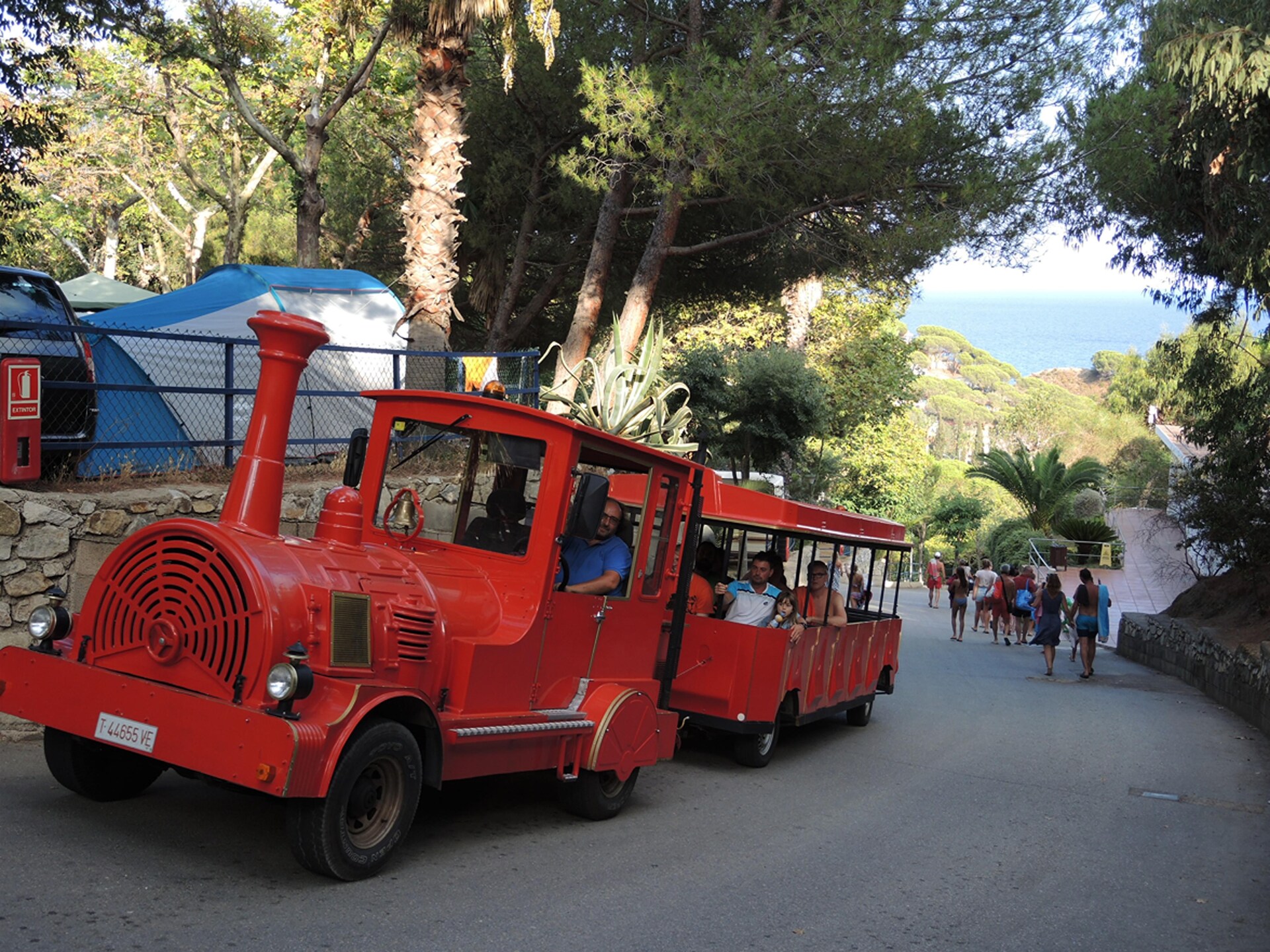 Camping Rocagrossa: Gezellige bungalow op 50m van het strand in Calella - foto 27
