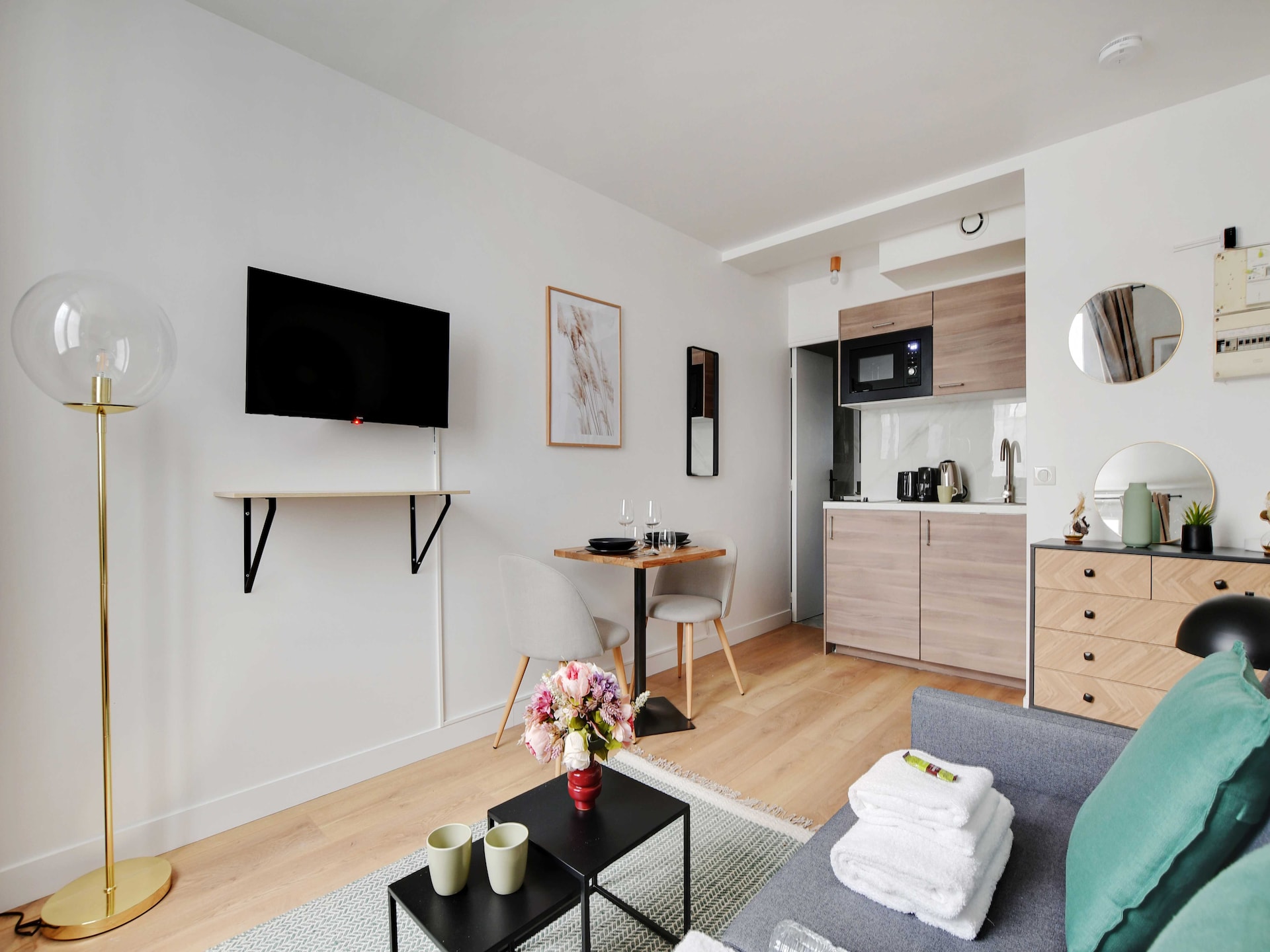 Knusse studio in de wijk Épinettes, 17e arrondissement, Parijs - foto 7