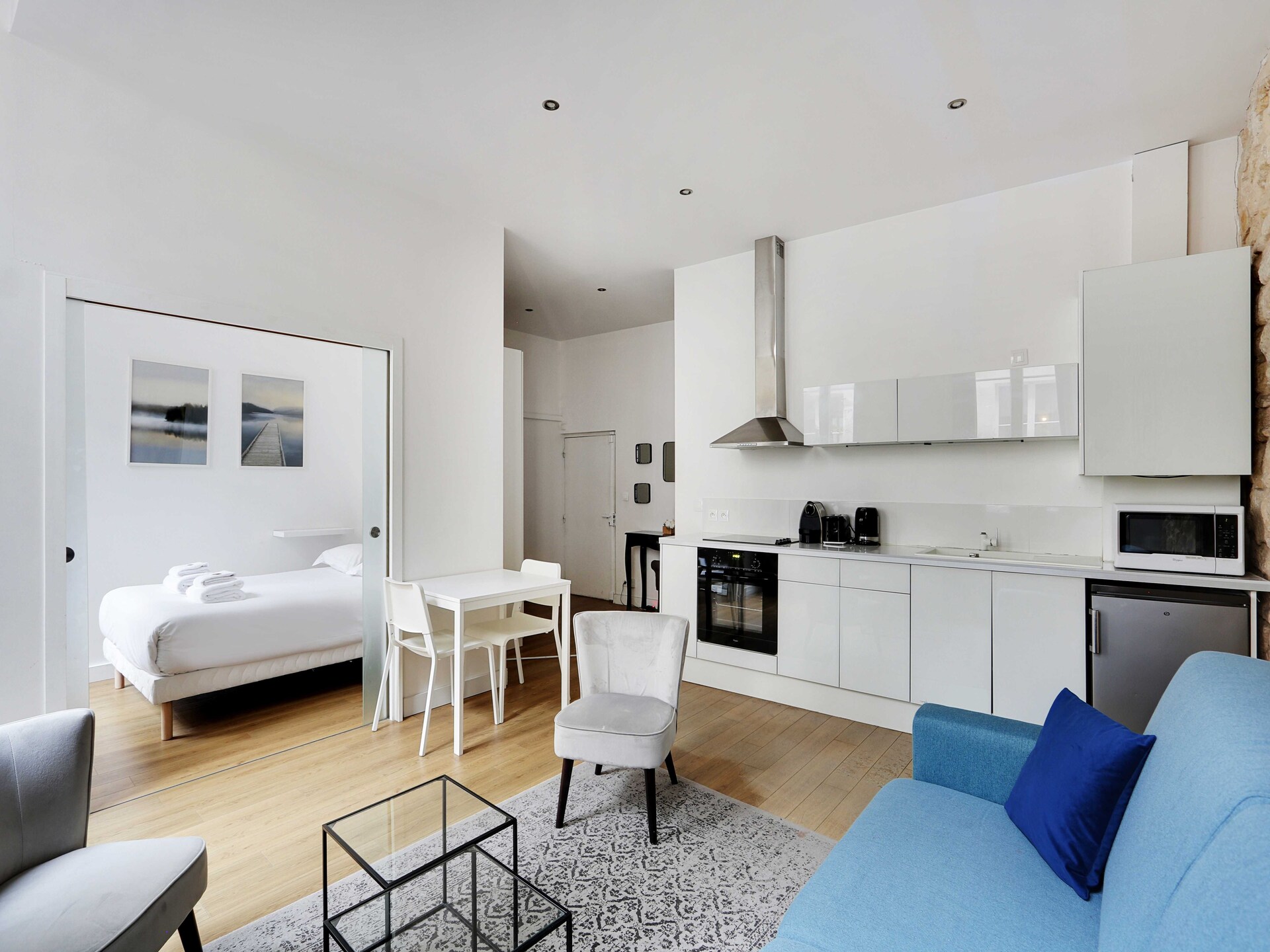 Licht appartement 35m² tussen Halles en Sentier, dichtbij het Louvre - foto 8