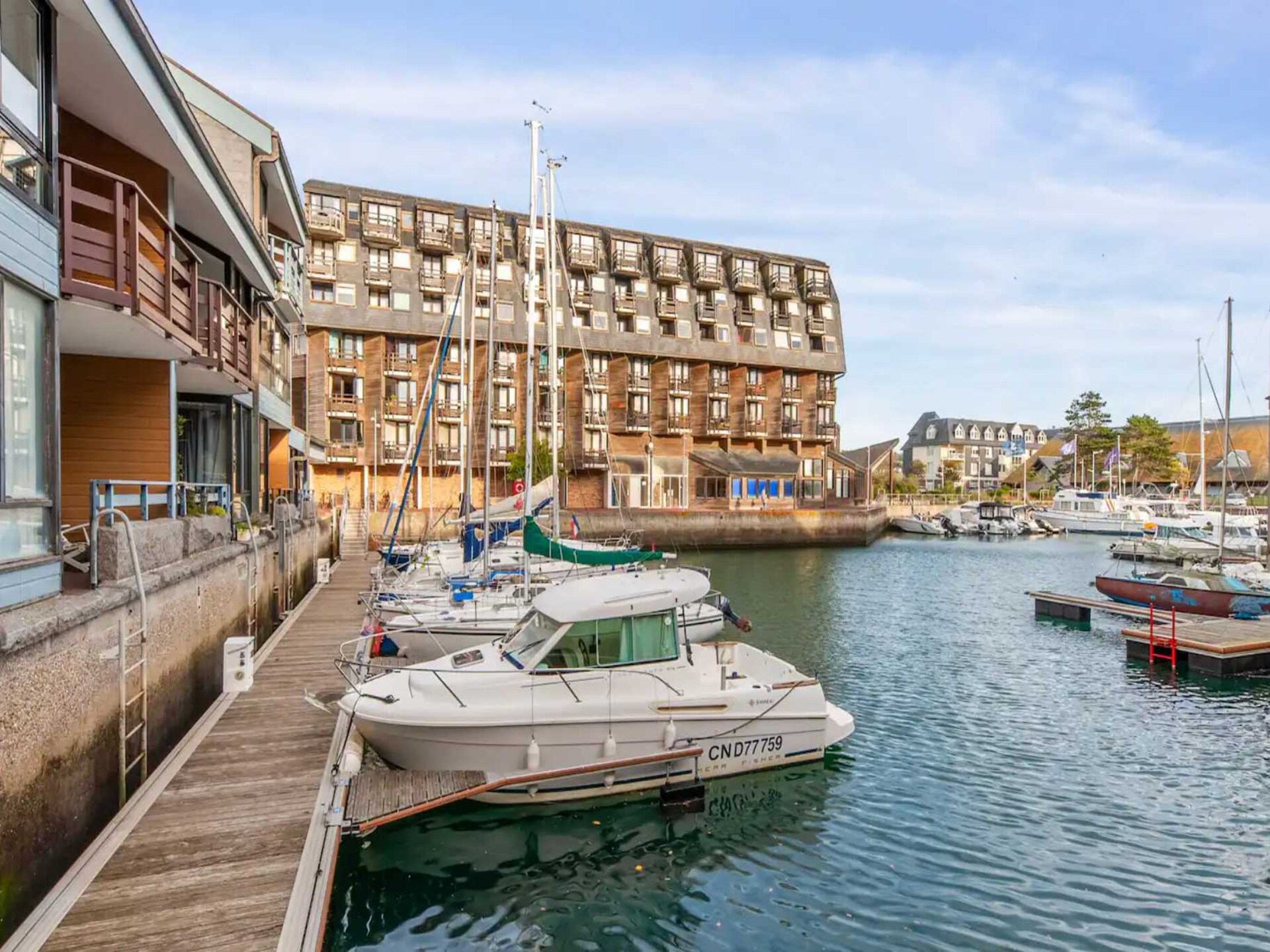 Moderne studio met havenzicht in Deauville - foto 11