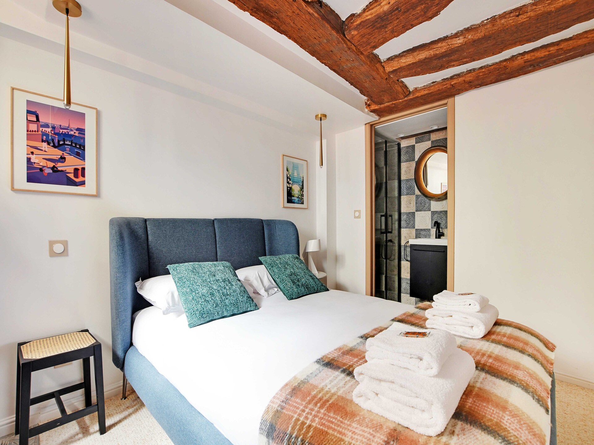 Stijlvol 8-persoons appartement in bruisend Beaubourg, Parijs - foto 13