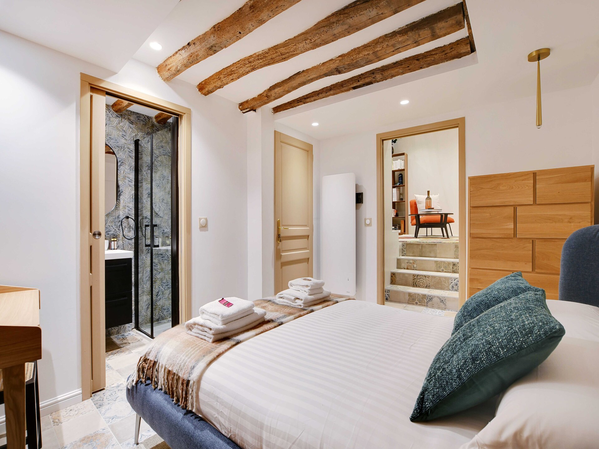 Stijlvol 8-persoons appartement in bruisend Beaubourg, Parijs - foto 36