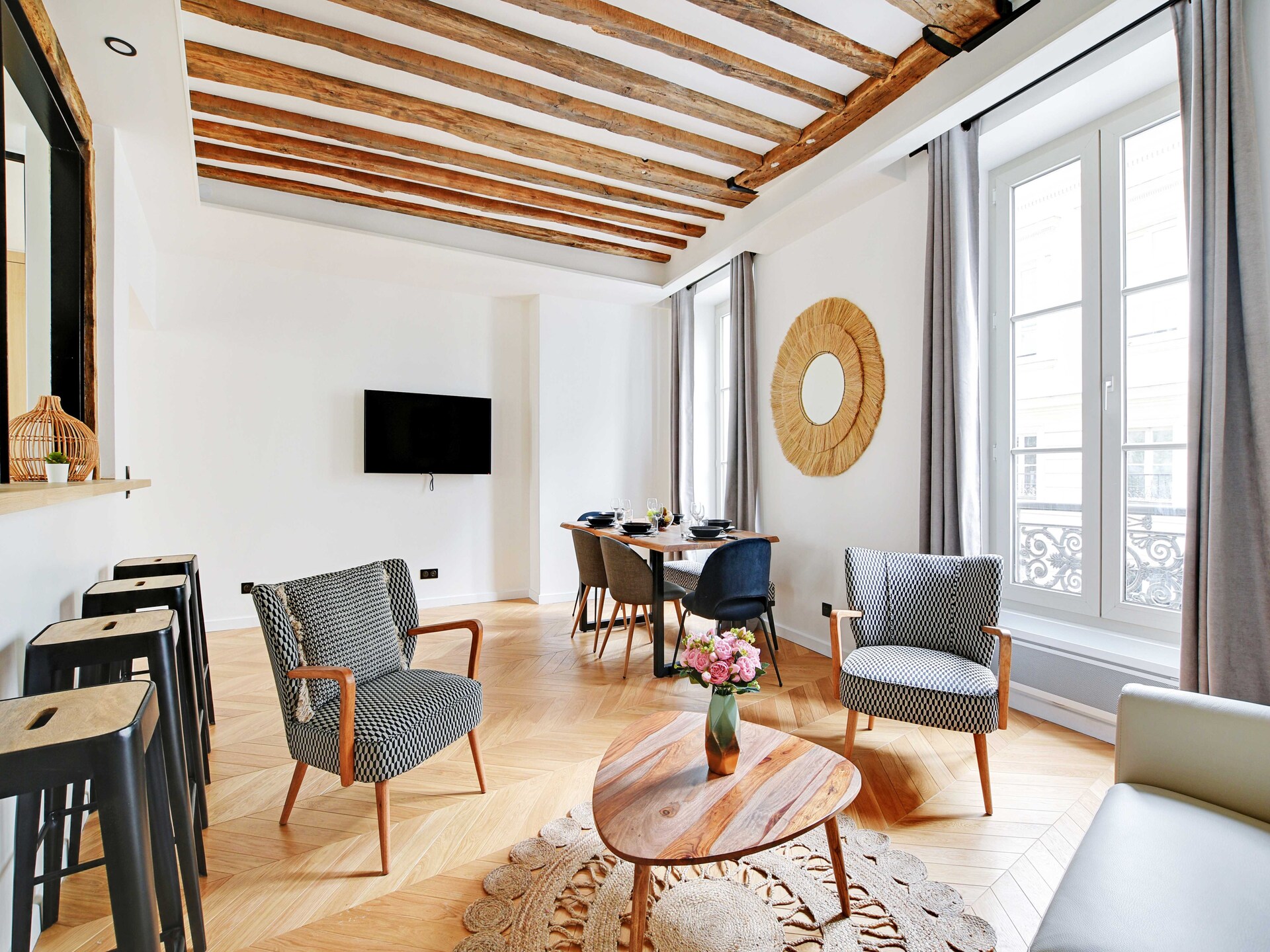 Ruim 2-slaapkamerappartement in de bruisende Marais, vlakbij Place de la République - foto 7