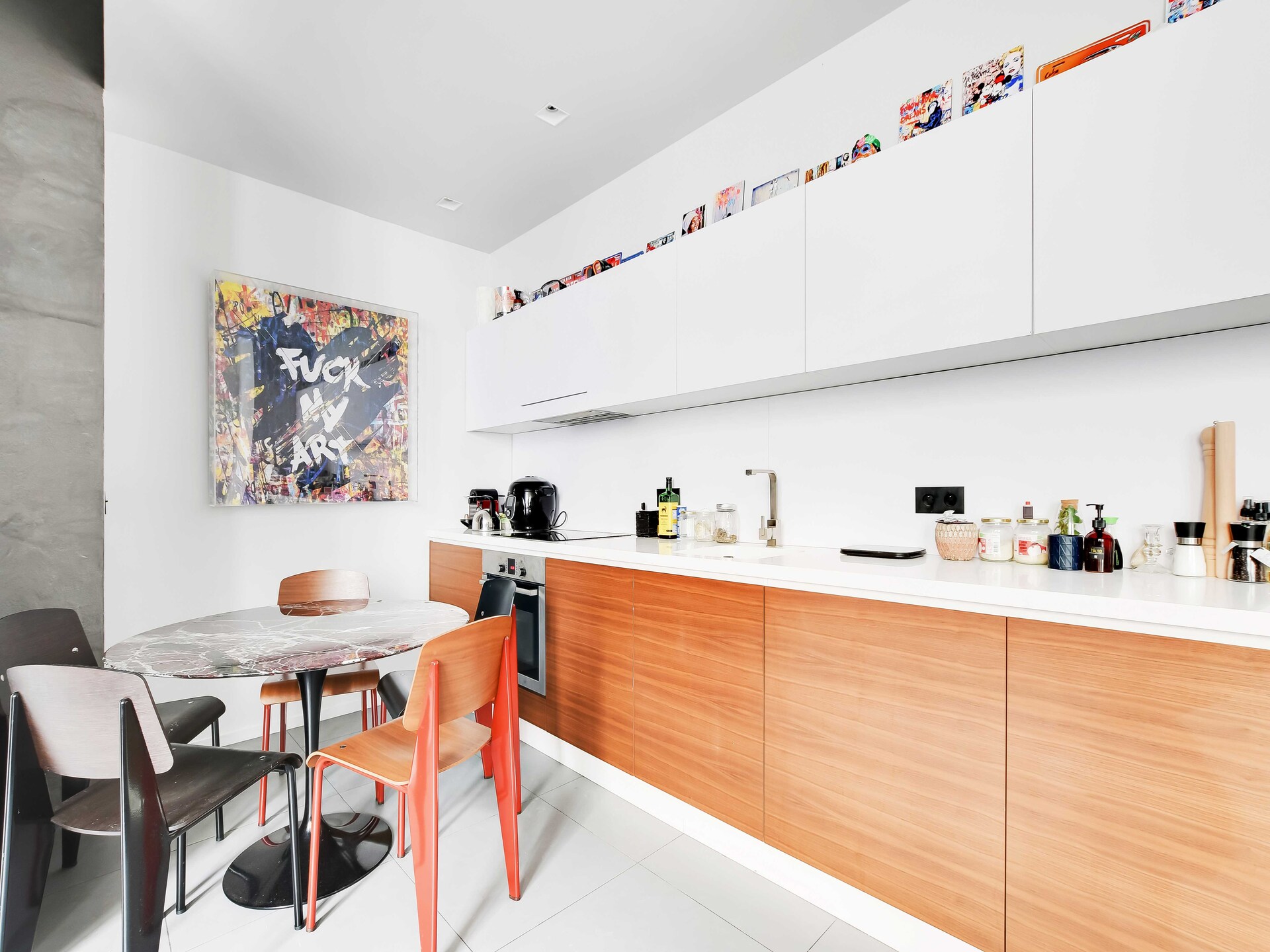 Licht appartement in historisch St-Gervais, vlakbij Notre-Dame - foto 3