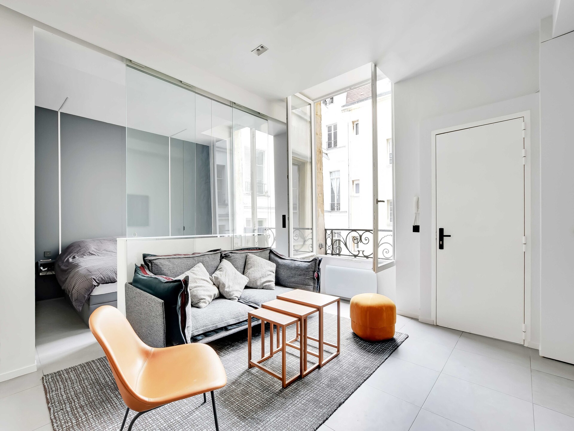 Licht appartement in historisch St-Gervais, vlakbij Notre-Dame - foto 7