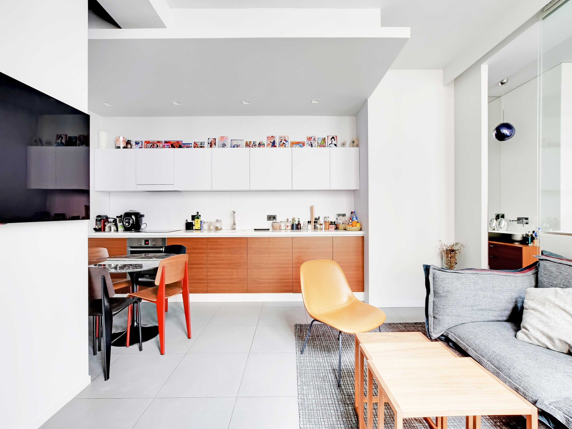 Licht appartement in historisch St-Gervais, vlakbij Notre-Dame - foto 9