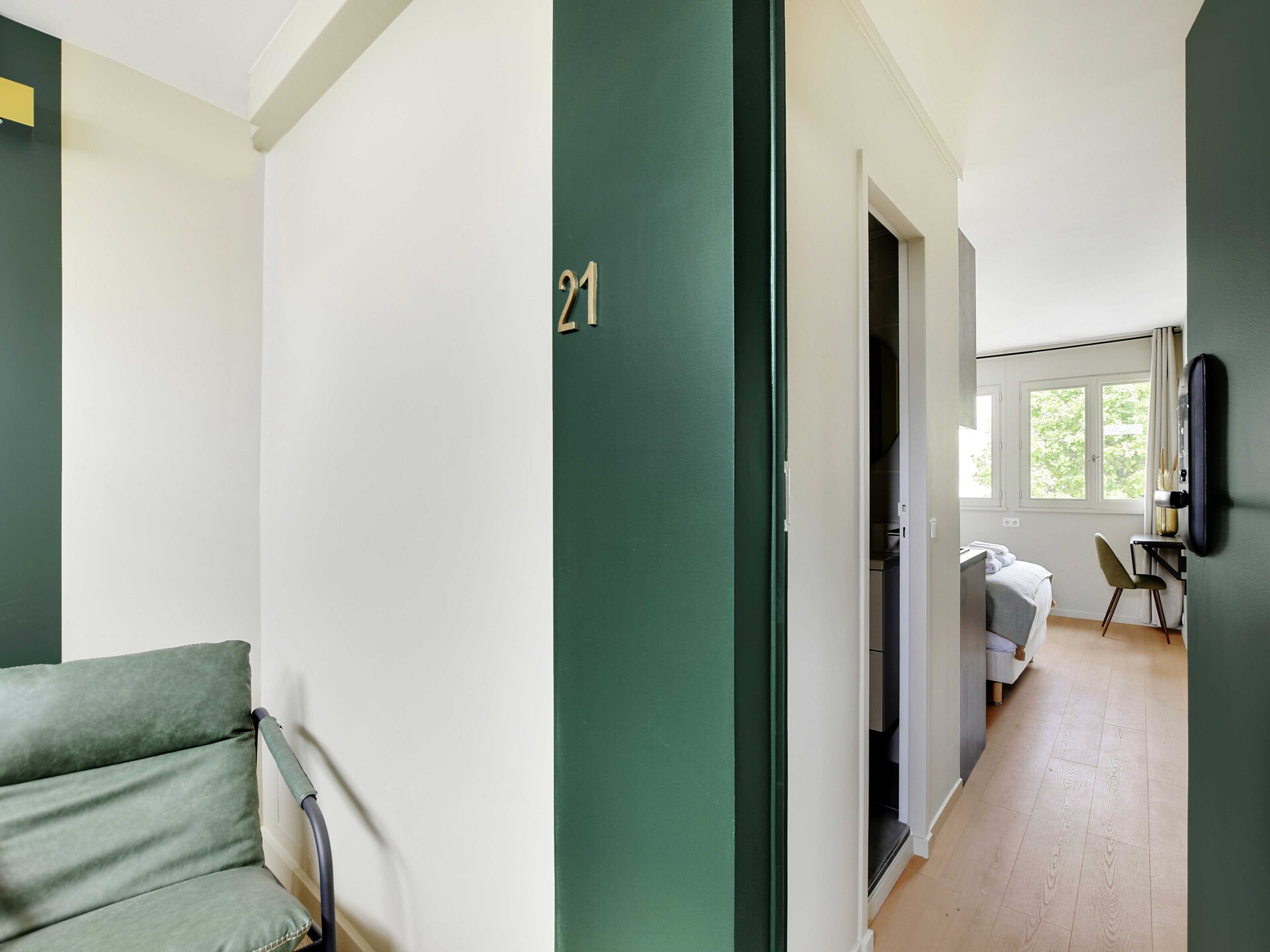 Compacte studio voor 2 in Meudon, vlakbij Parijs - foto 8