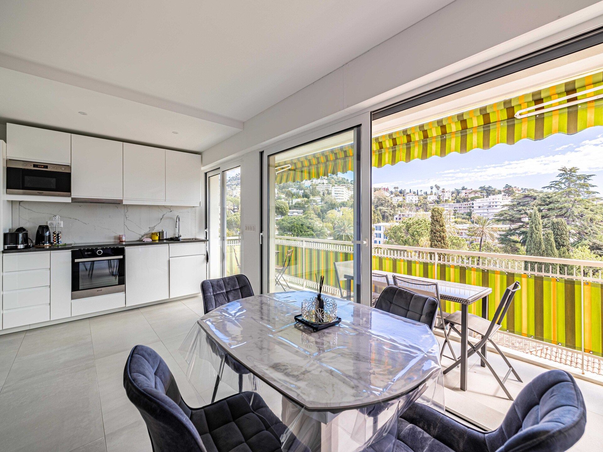 Zonnig appartement met zuidterras en panoramisch uitzicht over Cannes - foto 6