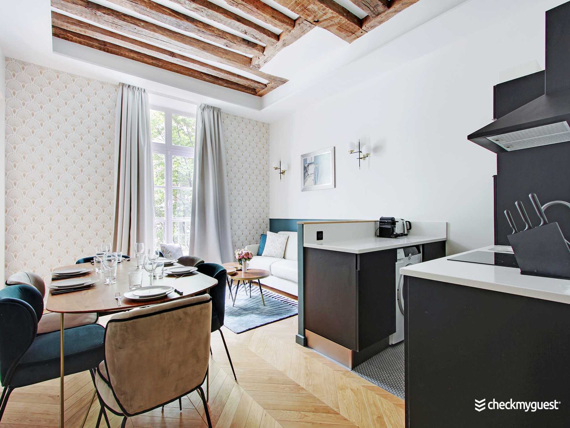 Elegant appartement in de Marais, 2 slaapkamers, vlakbij metro - foto 11