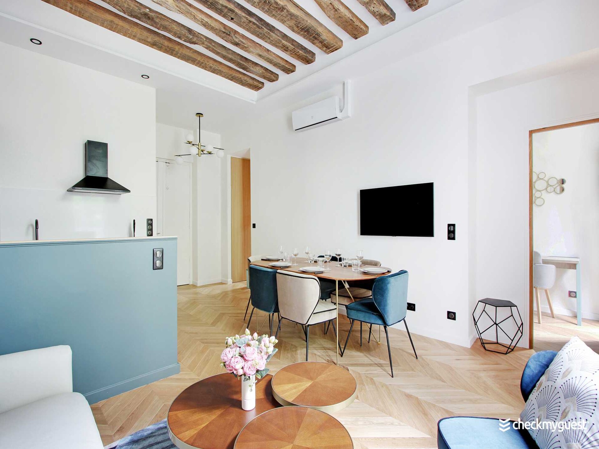 Elegant appartement in de Marais, 2 slaapkamers, vlakbij metro - foto 13