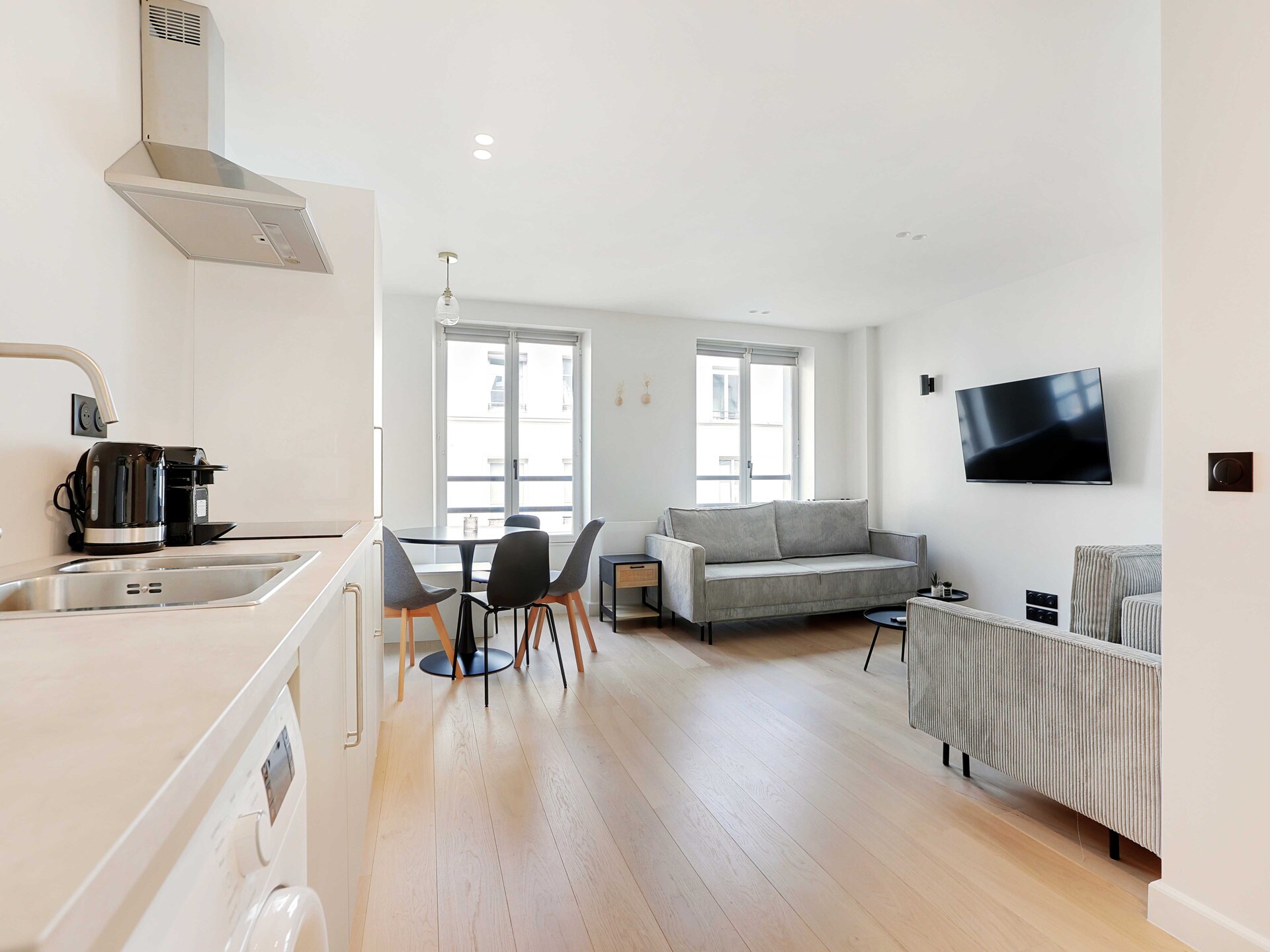 Licht appartement voor 6 personen in het hart van Parijs, vlakbij het Louvre - foto 7