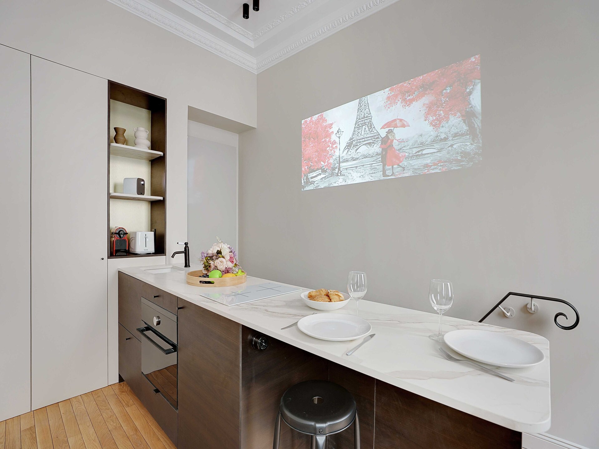 Modern appartement voor 2 in de prestigieuze wijk Europe, 8e arrondissement - foto 16