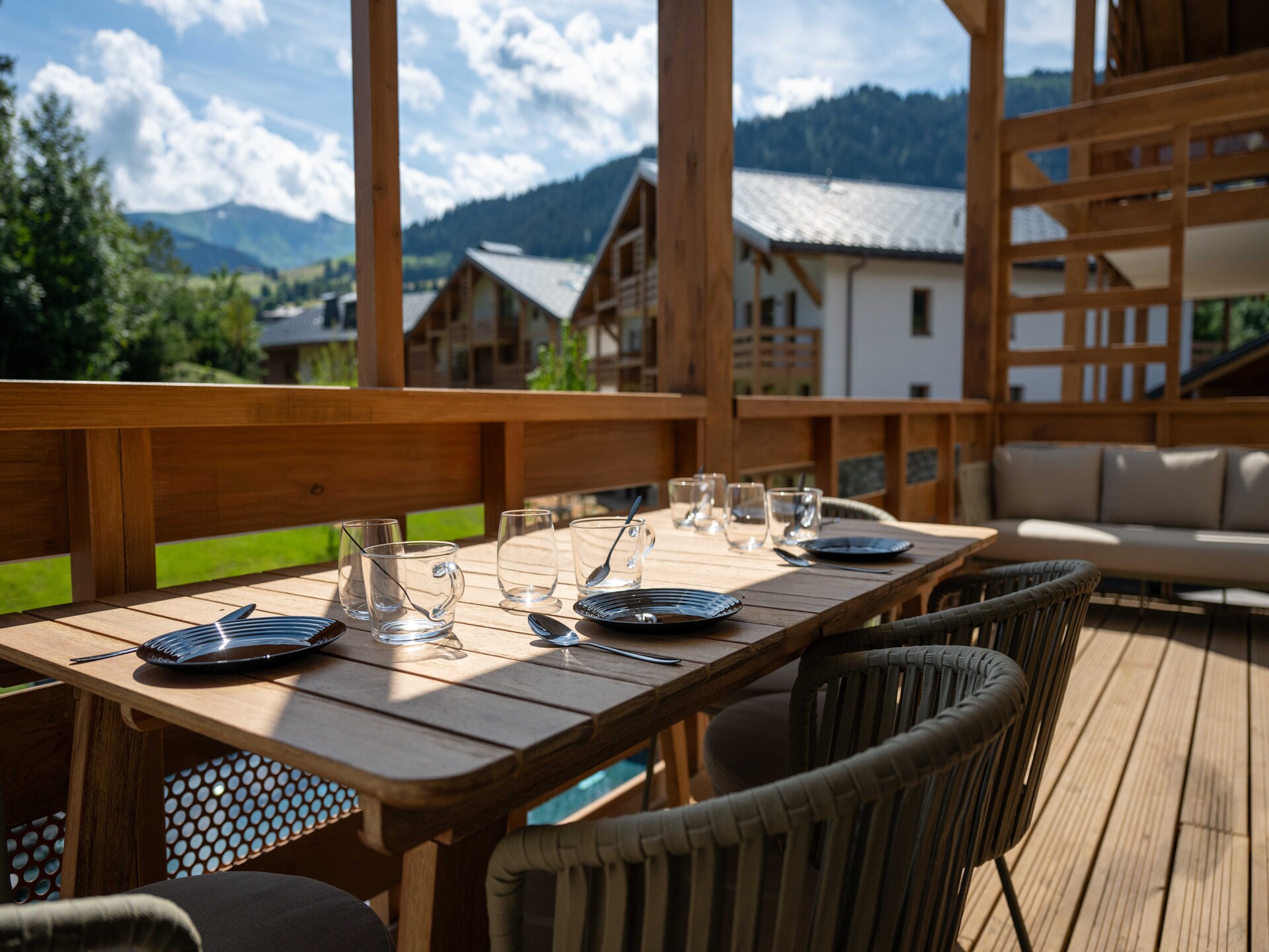 Luxe appartement 5p in Megève met zwembad, spa en terras - foto 6