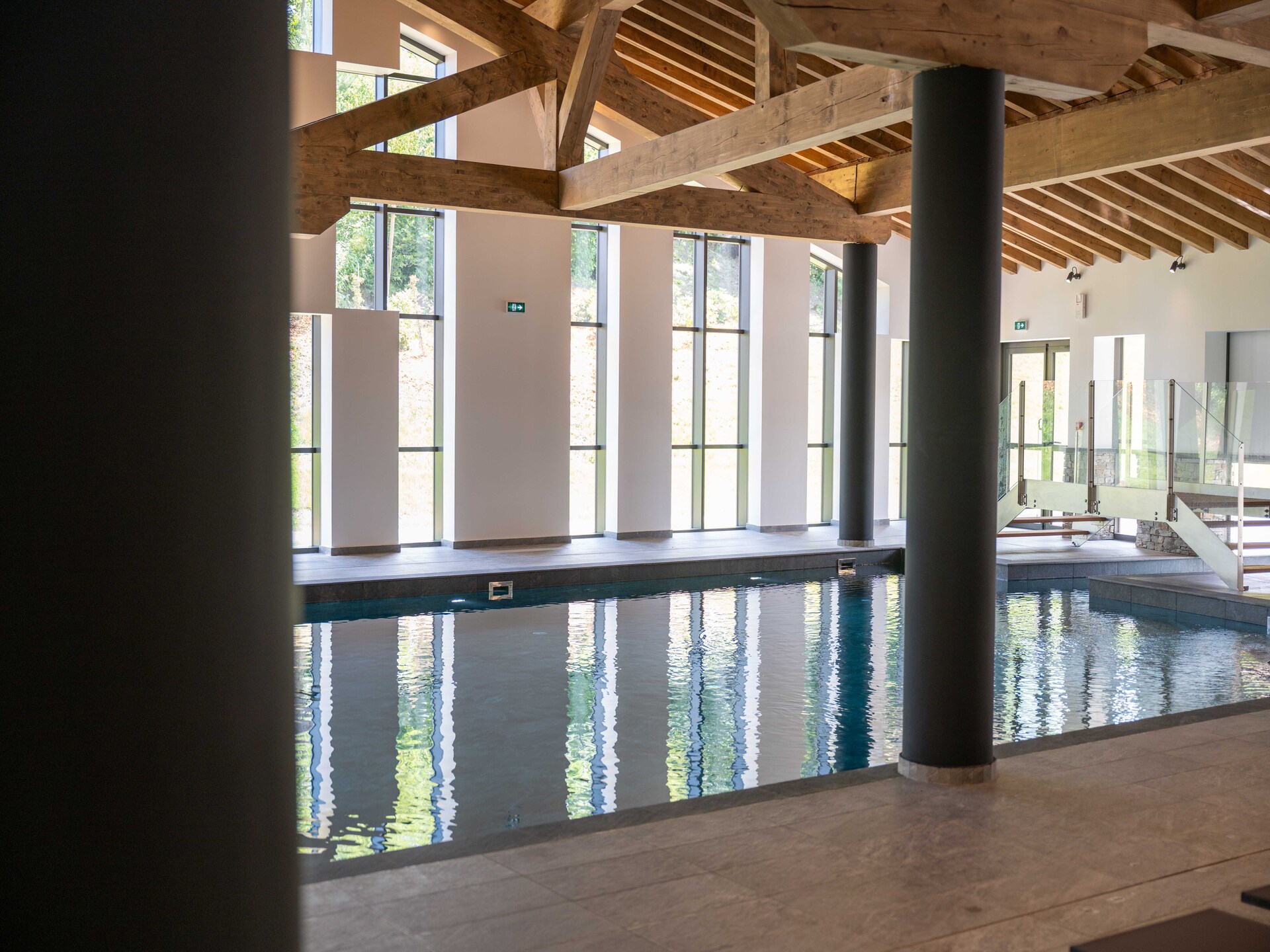 Luxe appartement 5p in Megève met zwembad, spa en terras - foto 26