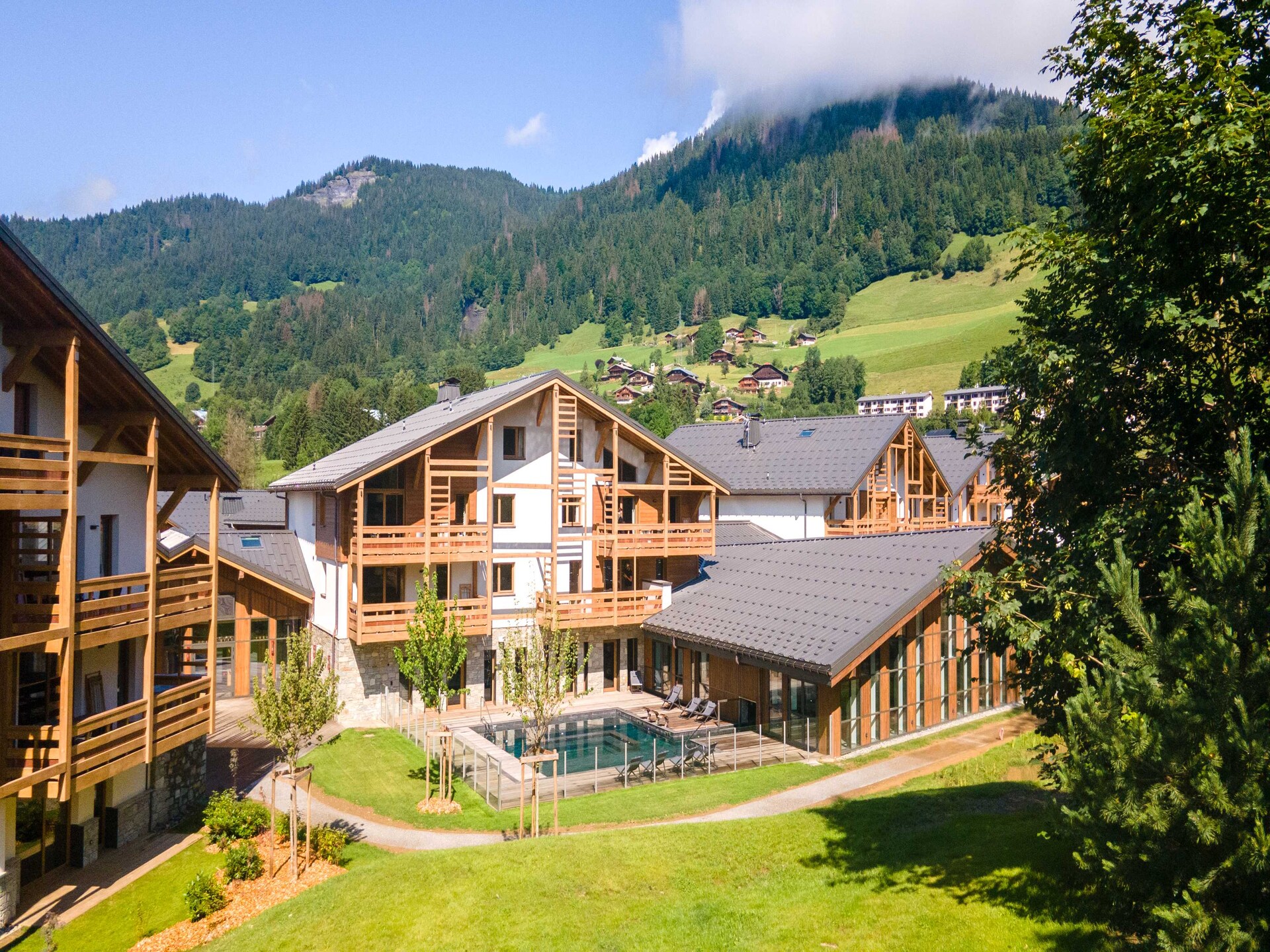 Luxe appartement 5p in Megève met zwembad, spa en terras - foto 43