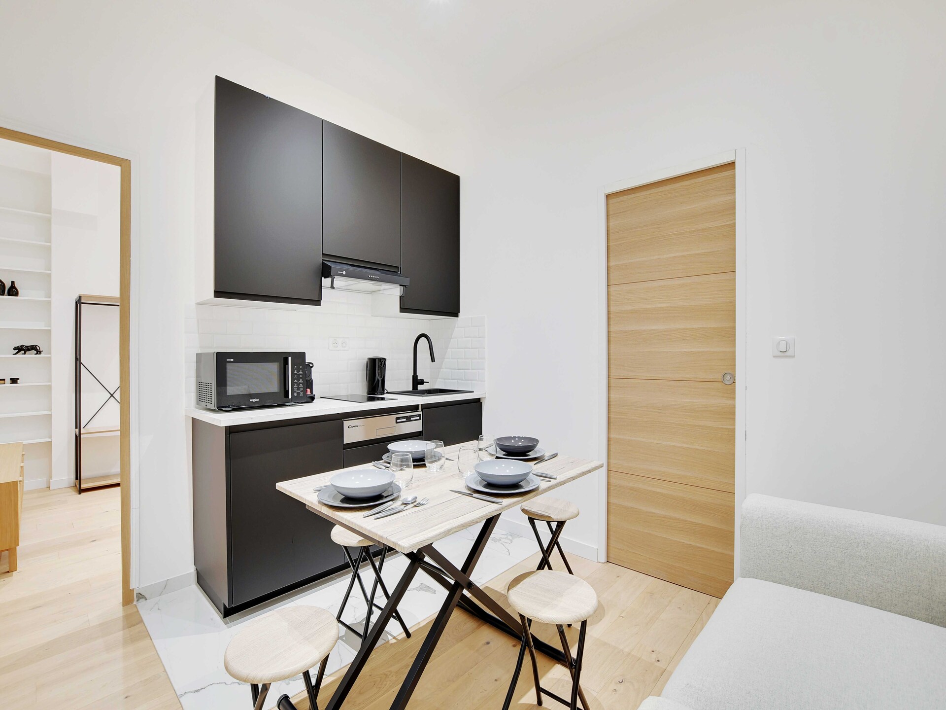 Knus modern appartement voor 4 in bruisend Oberkampf, Parijs - foto 5