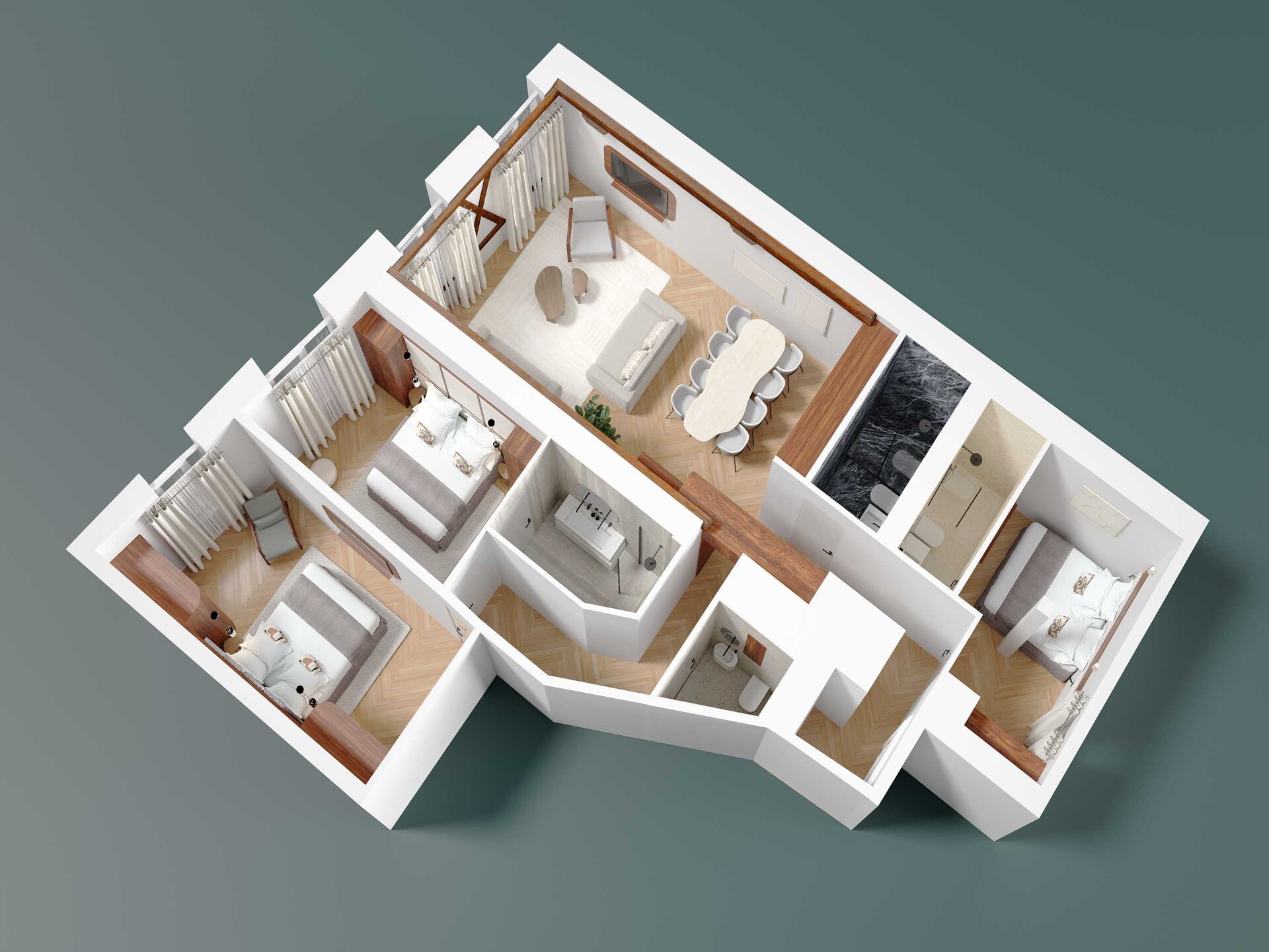 Luxe 3-slaapkamer appartement in Quartier Latin, vlakbij Notre-Dame - foto 8
