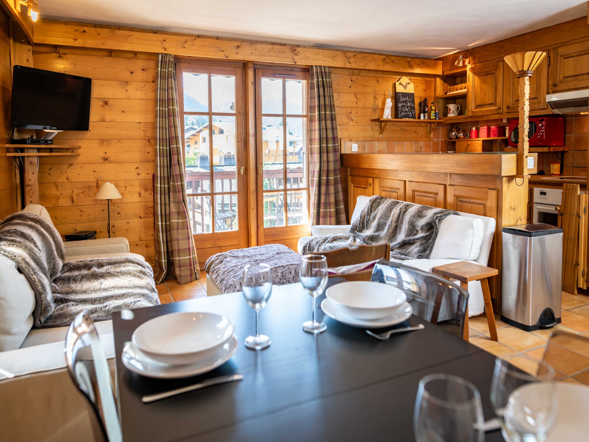 Sfeervol appartement voor 4 personen in het hart van Megève - foto 11