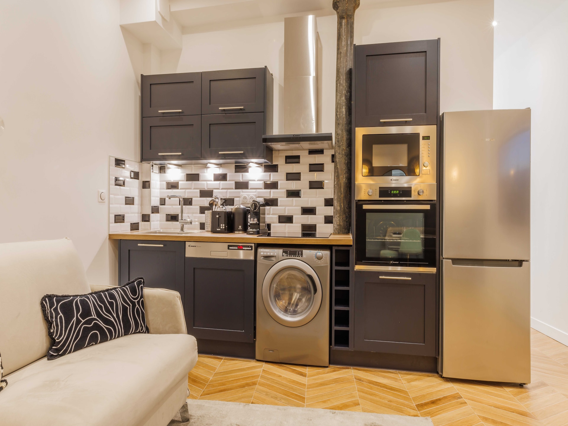 Licht appartement met 2 slaapkamers bij Gare de l'Est in Parijs - foto 2