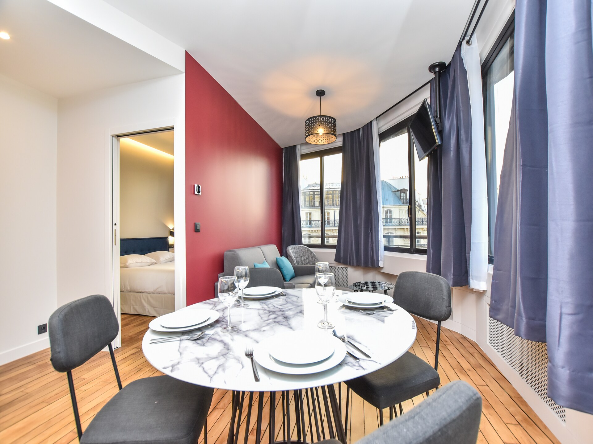 Licht appartement in trendy 9e arrondissement, vlak bij Opéra Garnier - foto 9
