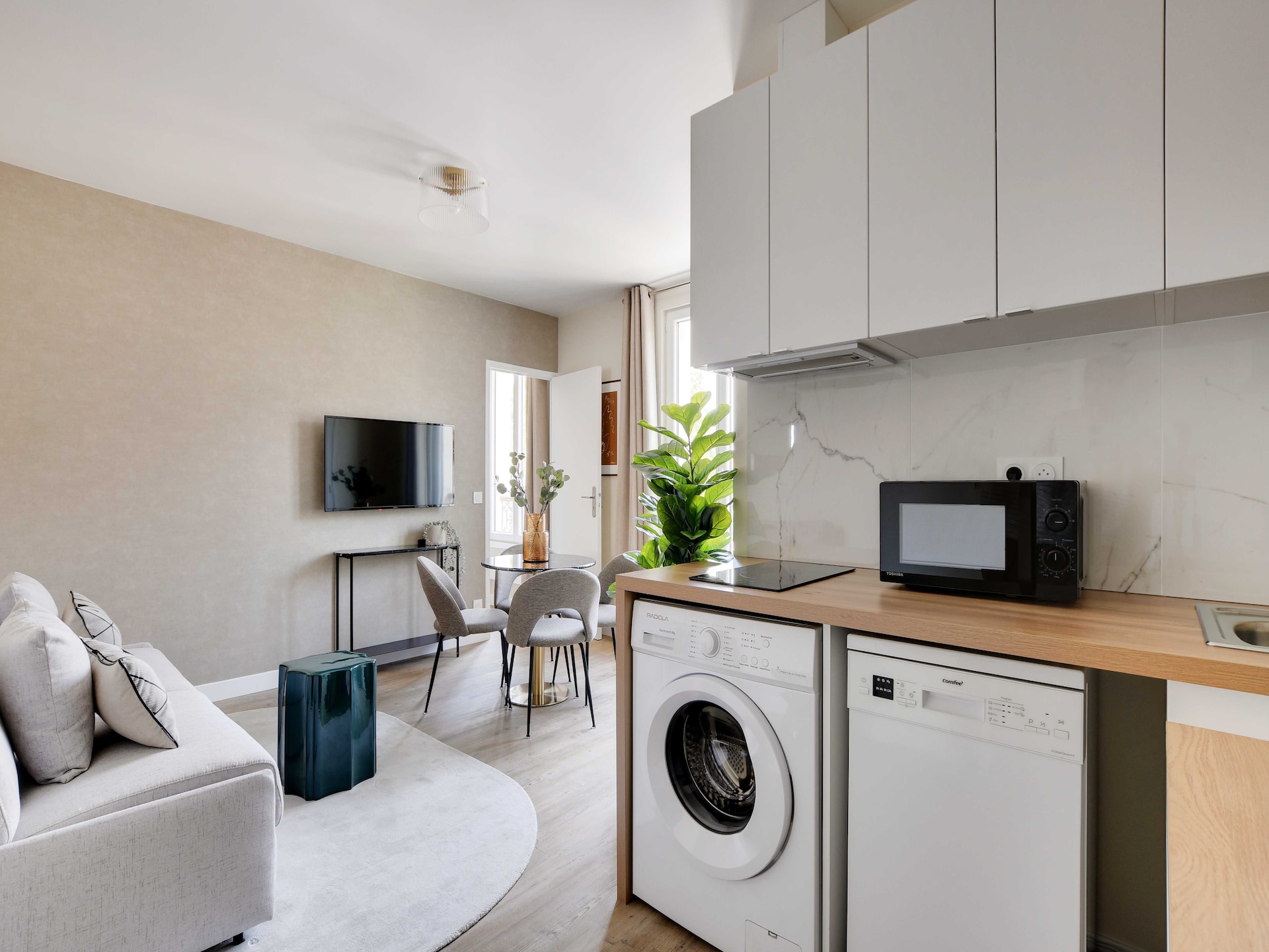 Licht appartement bij Parijs centrum, metro op 2 minuten lopen - foto 6