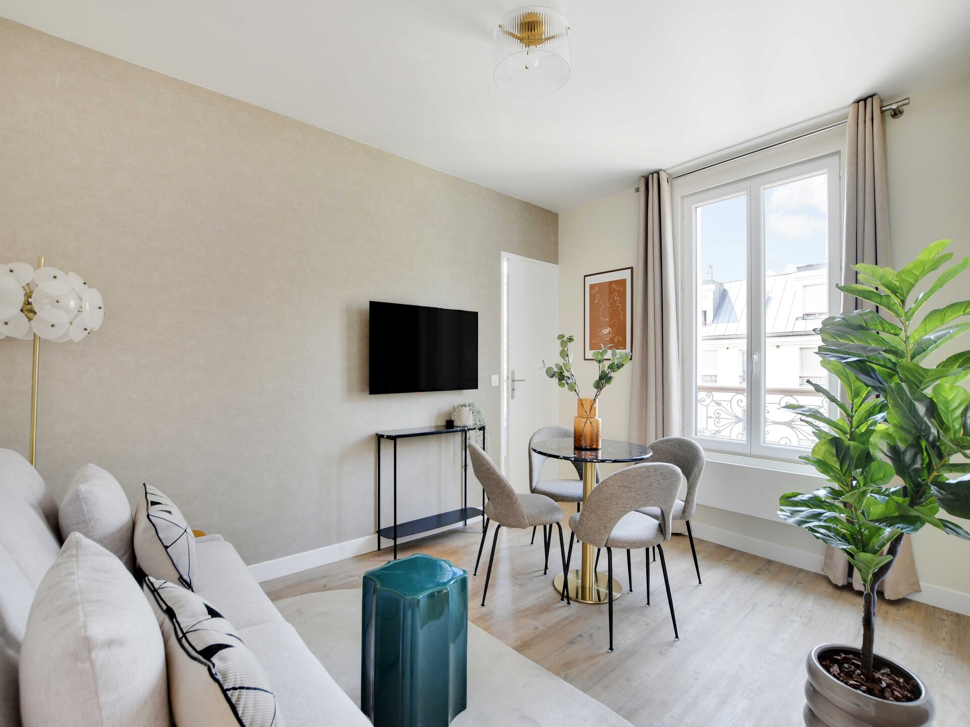 Licht appartement bij Parijs centrum, metro op 2 minuten lopen - foto 7