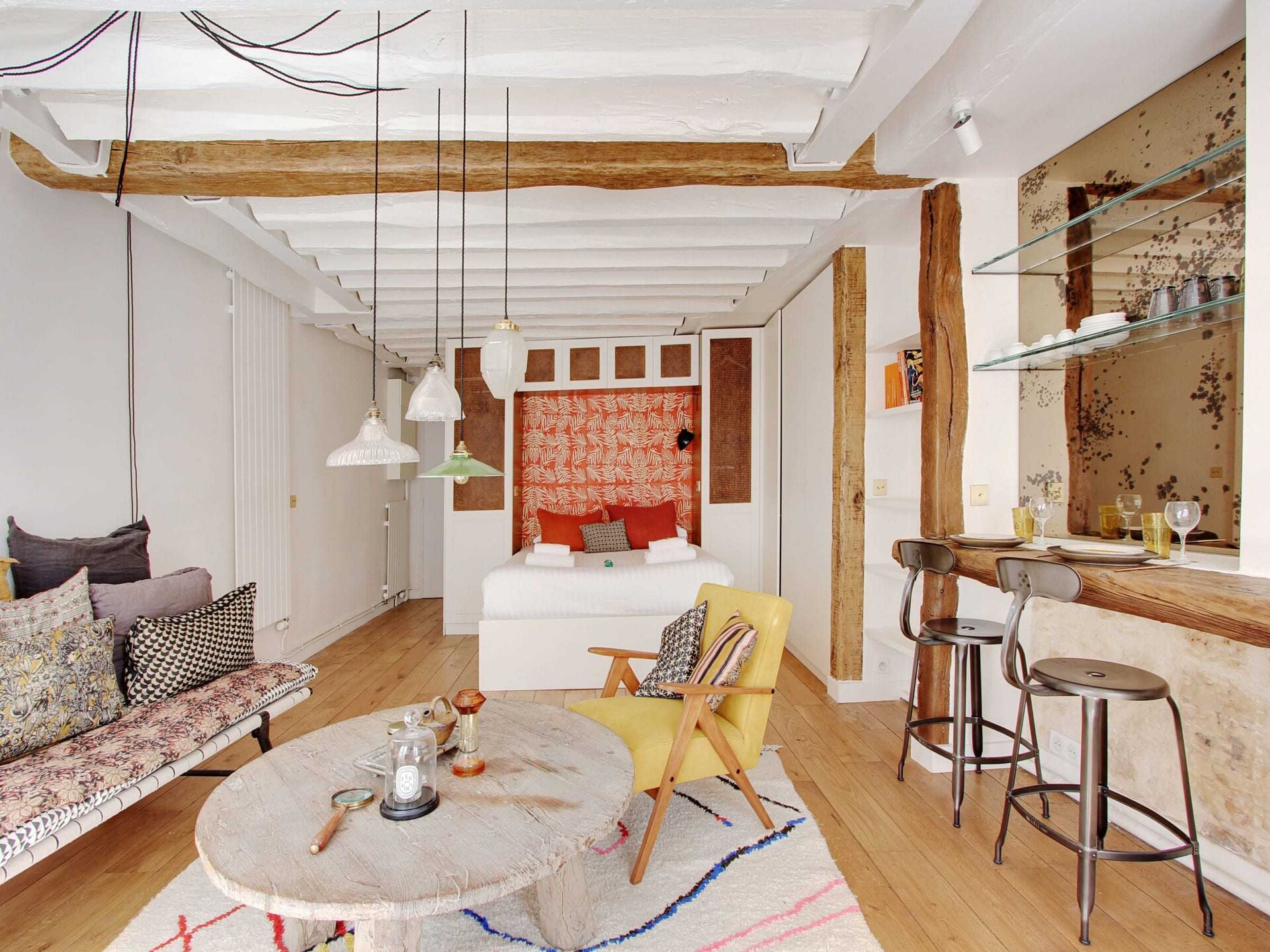 Gerenoveerd studio-appartement in het Quartier Latin, vlakbij de Seine - foto 4