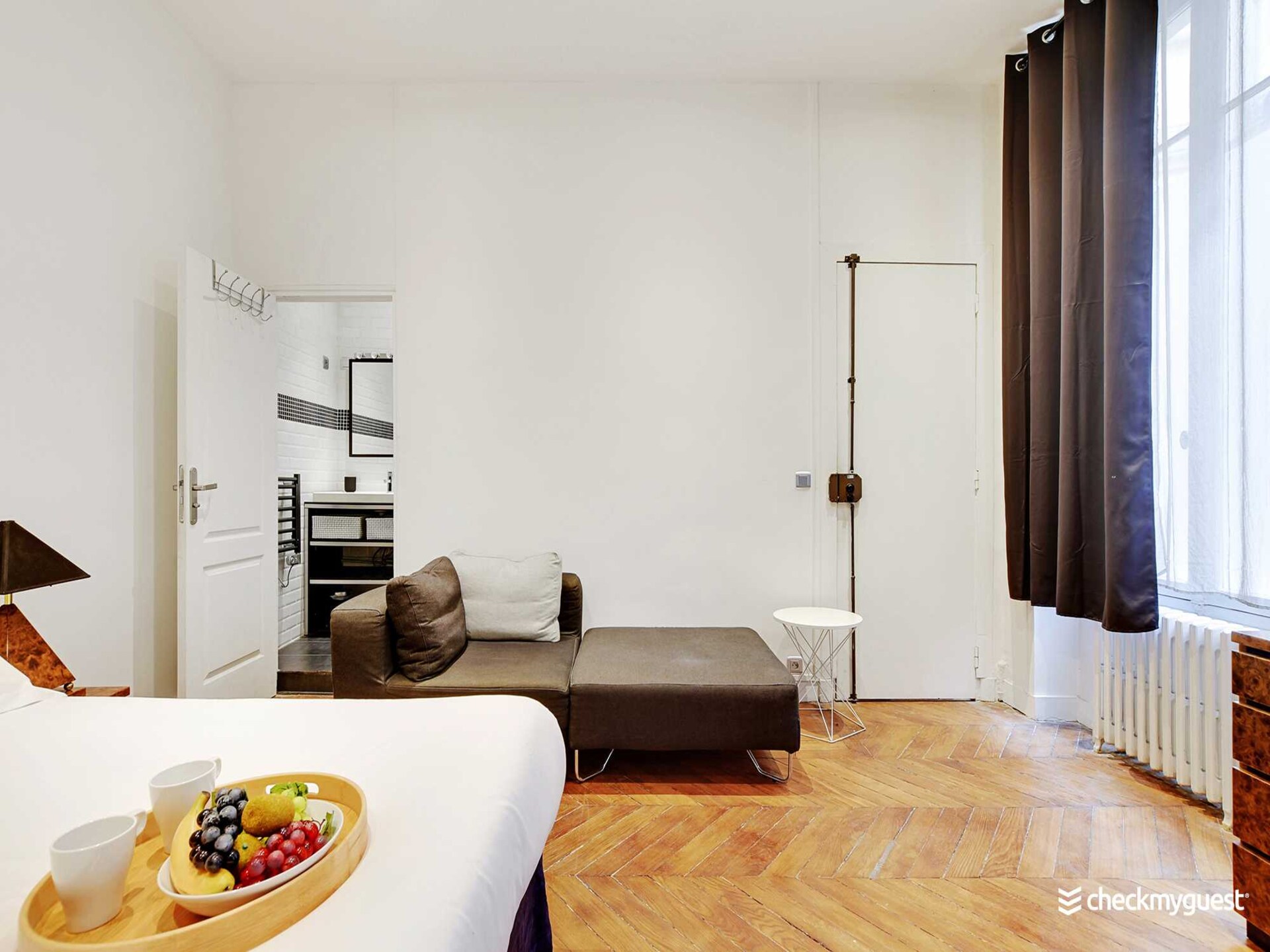 Serene studio in de Marais, vlakbij het Louvre en Palais Garnier - foto 8
