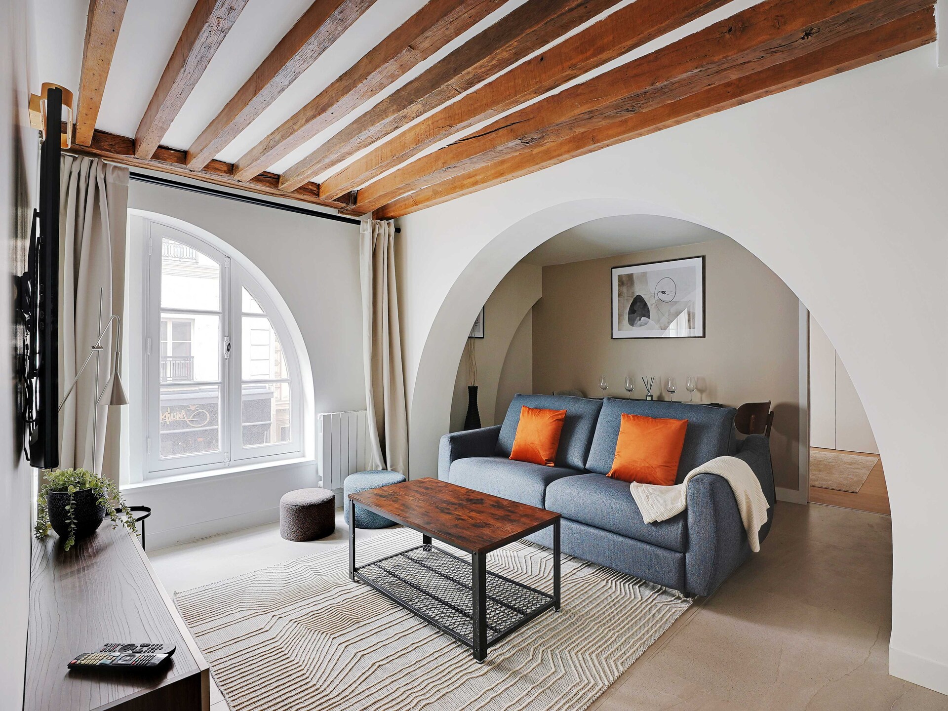 Rustig appartement in het hart van Parijs (1e arrondissement) - foto 1