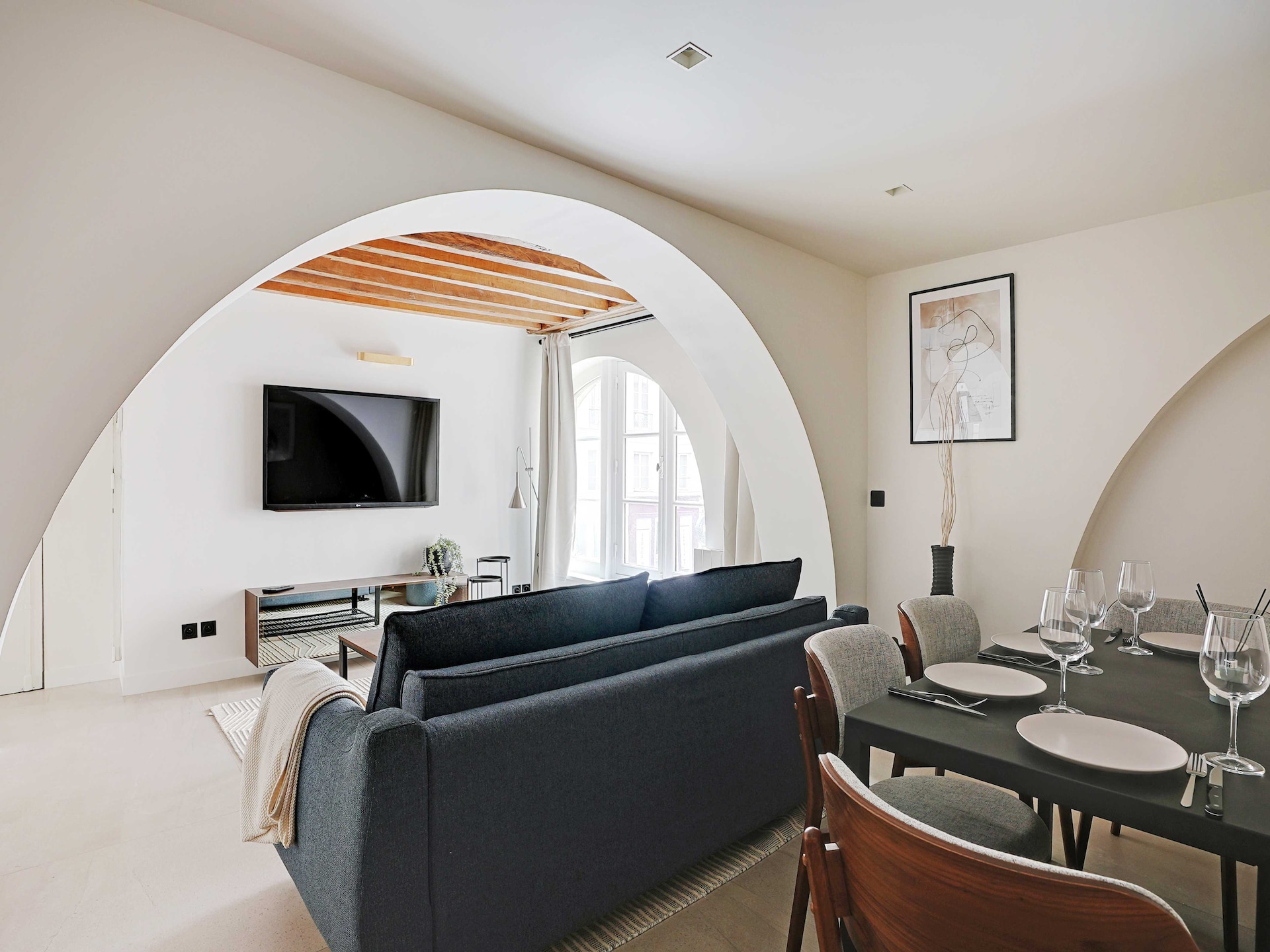 Rustig appartement in het hart van Parijs (1e arrondissement) - foto 6