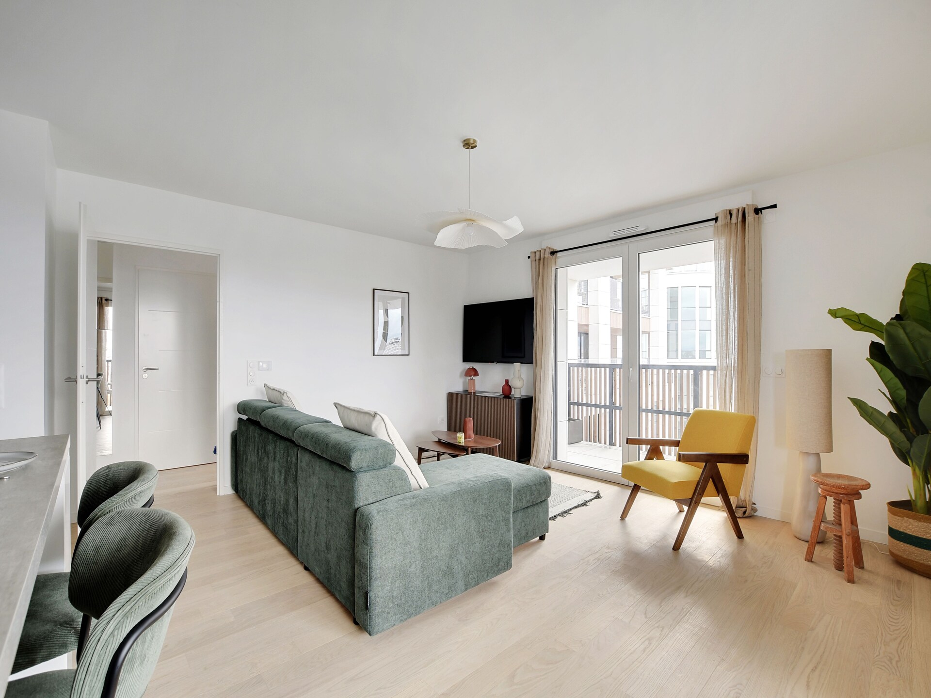 Licht appartement voor 6 personen in Clichy, vlakbij de Seine en Parijs - foto 9