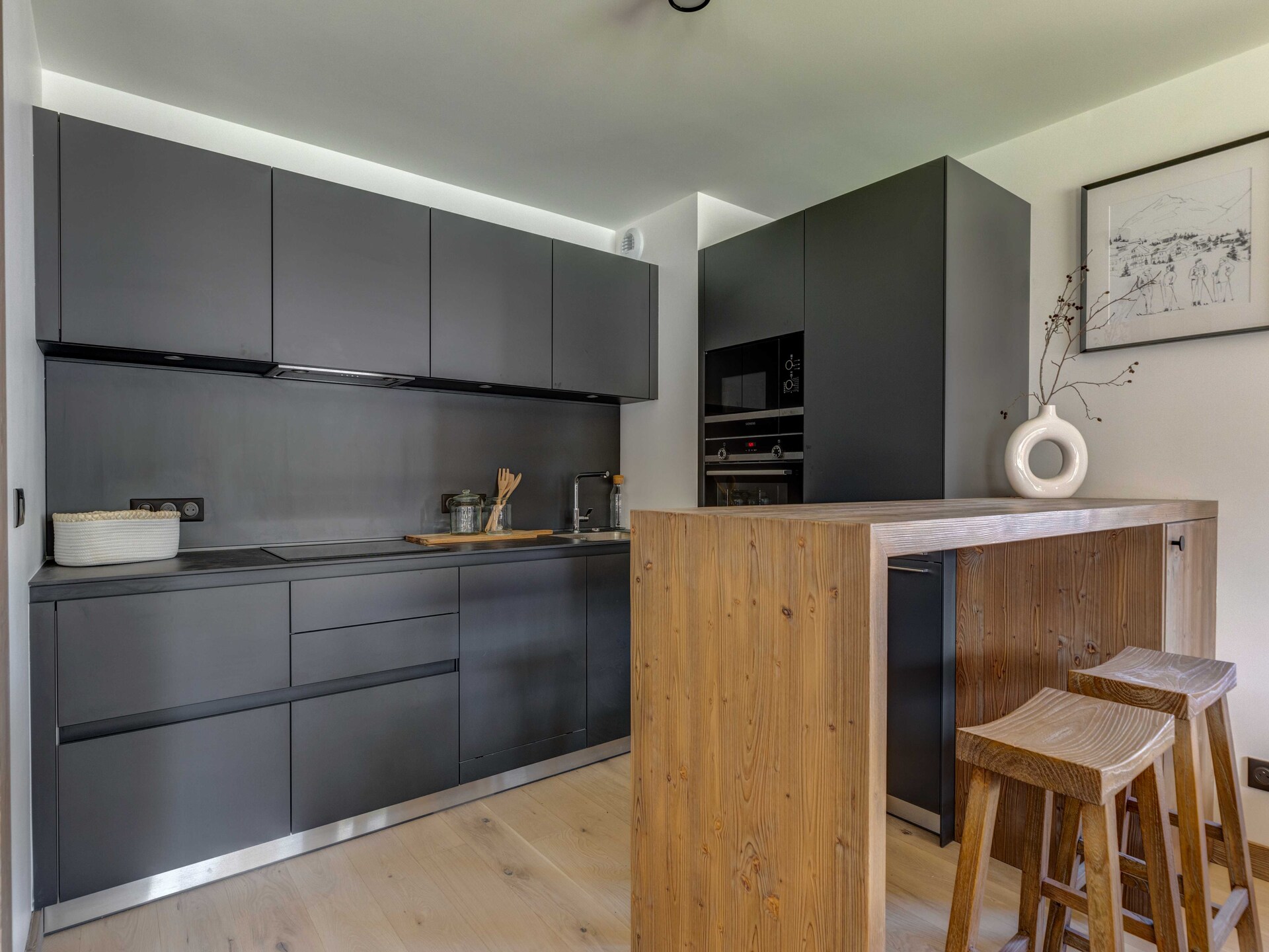 Stijlvol appartement voor 6 personen nabij de skiliften van Mont d'Arbois - foto 5