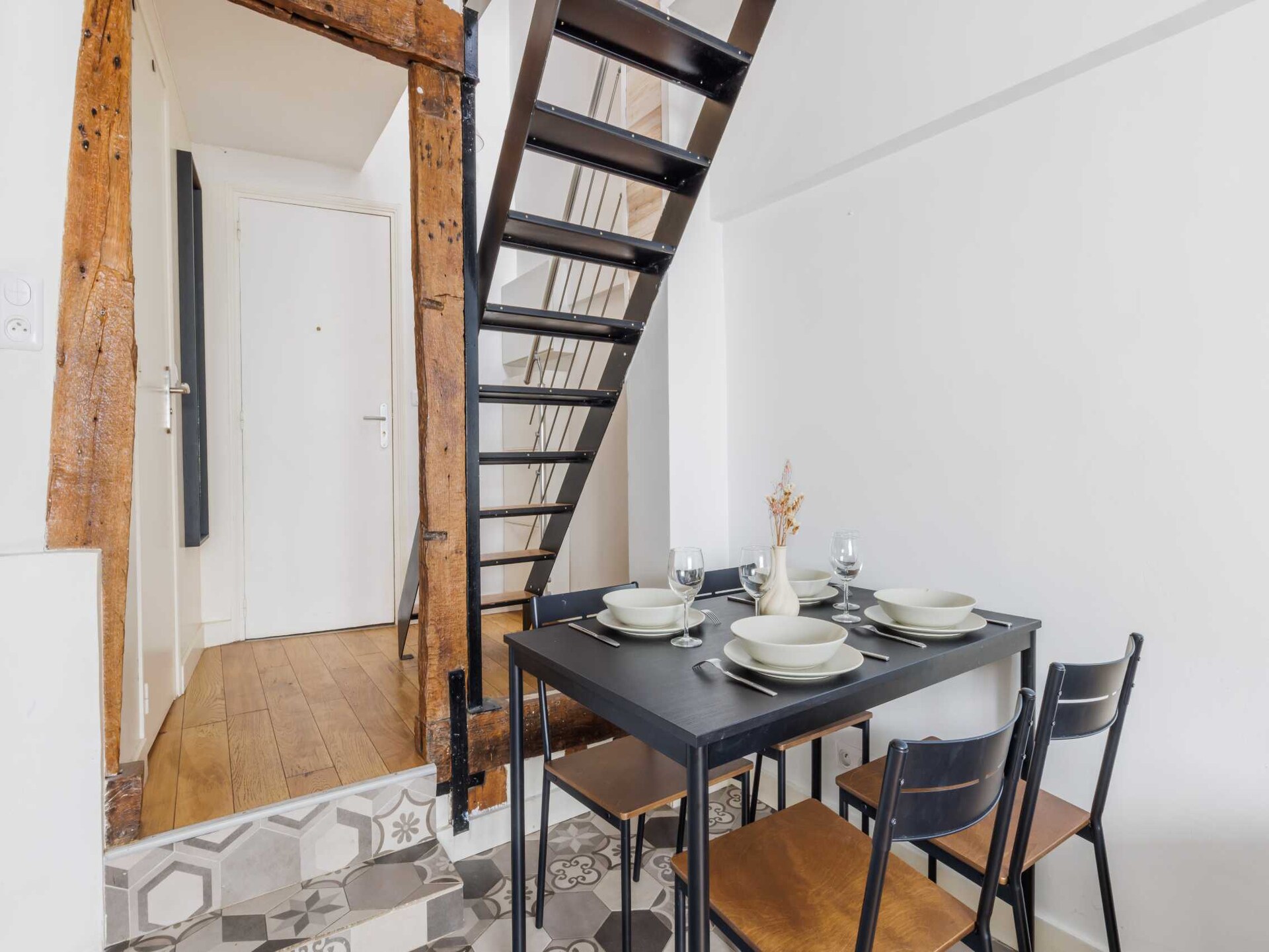 Charmant duplex appartement in trendy wijk Mail, nabij Place des Victoires - foto 8