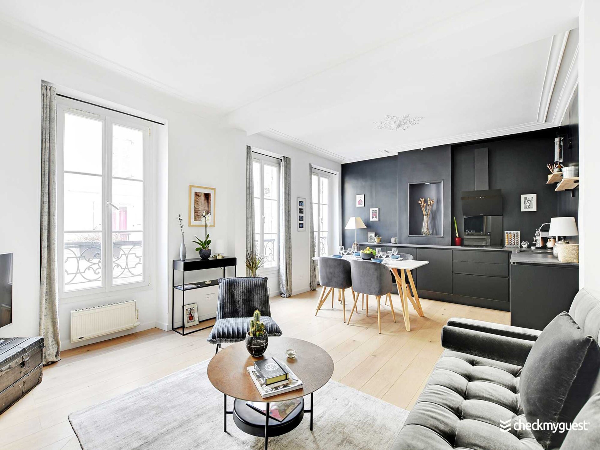 Designappartement 40m² in het 17e arrondissement, nabij Parc Martin-Luther-King - foto 1