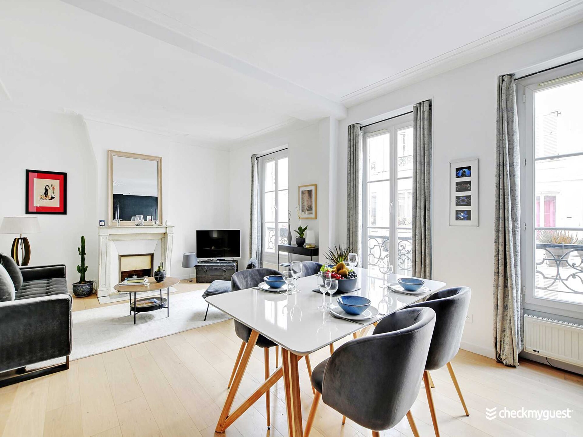 Designappartement 40m² in het 17e arrondissement, nabij Parc Martin-Luther-King - foto 3