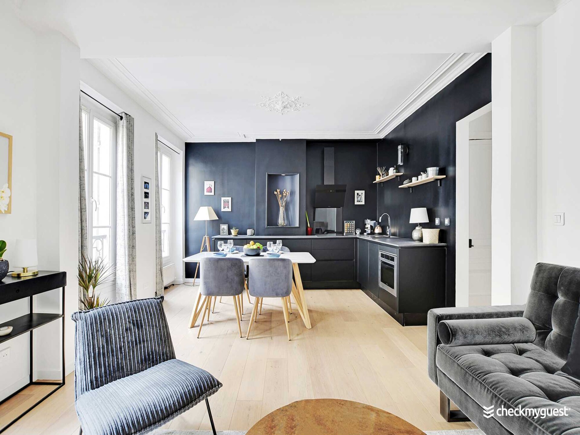 Designappartement 40m² in het 17e arrondissement, nabij Parc Martin-Luther-King - foto 5