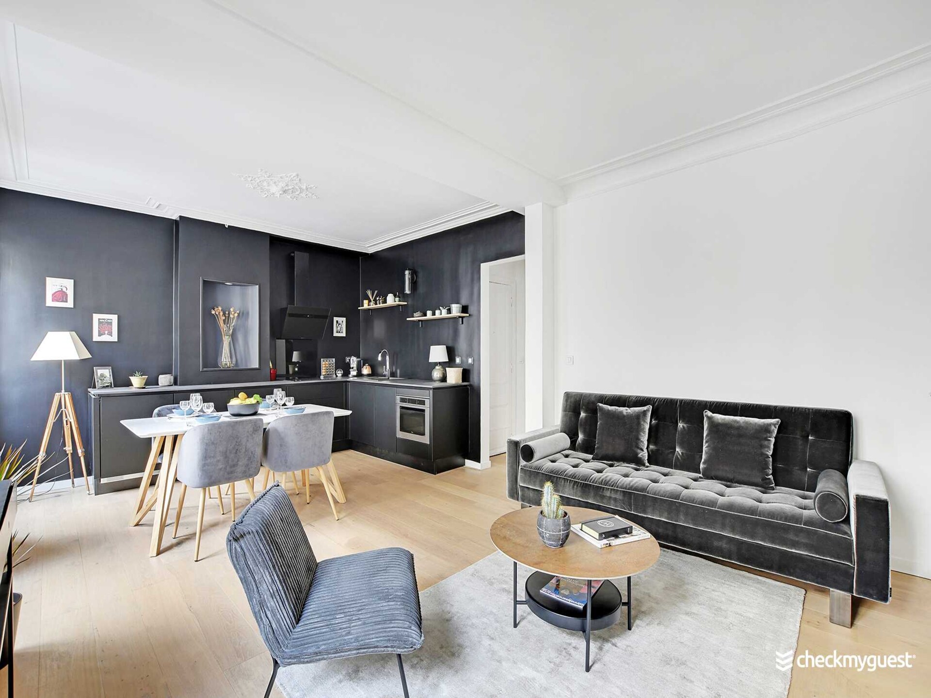 Designappartement 40m² in het 17e arrondissement, nabij Parc Martin-Luther-King - foto 6