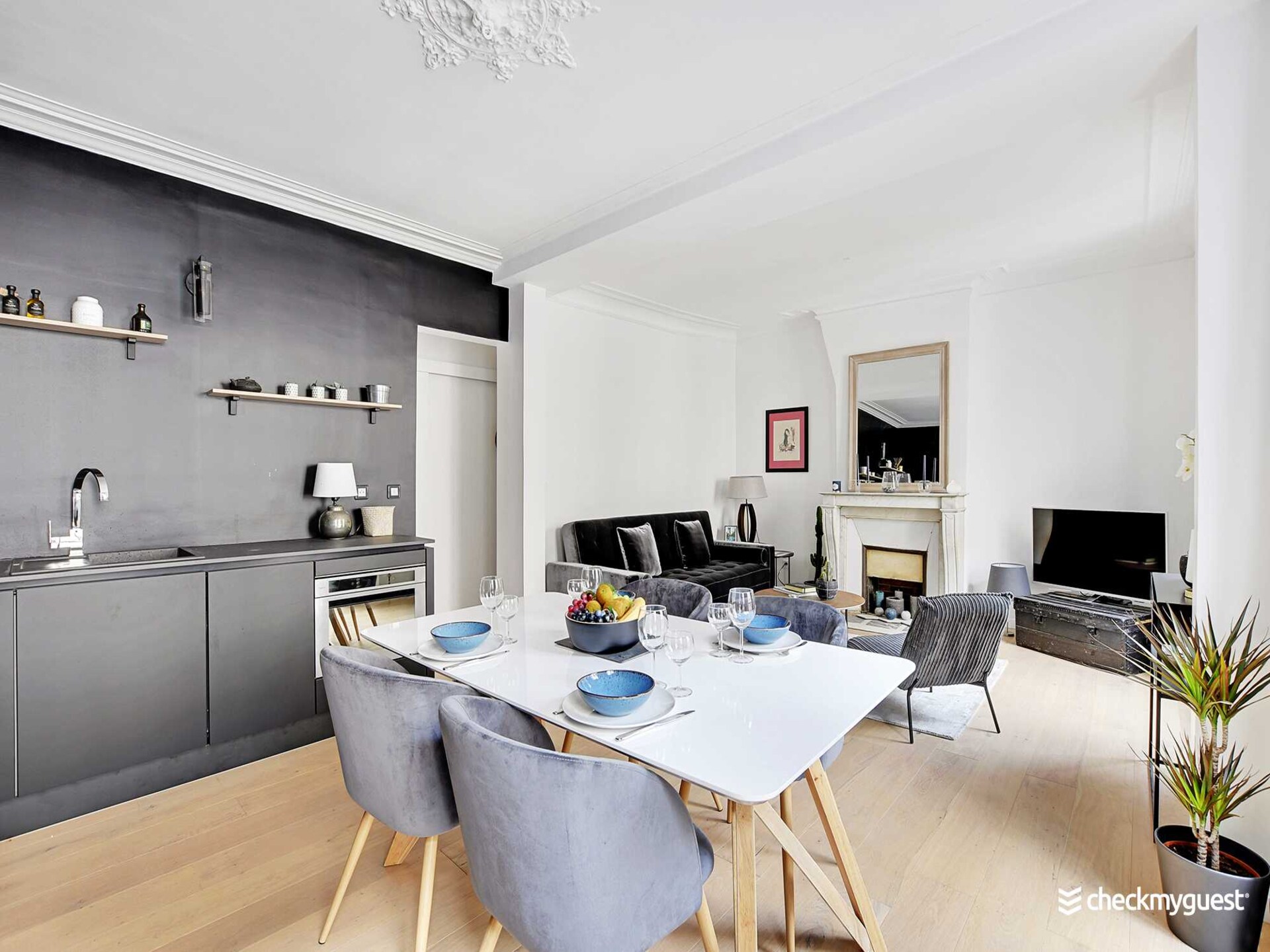 Designappartement 40m² in het 17e arrondissement, nabij Parc Martin-Luther-King - foto 7
