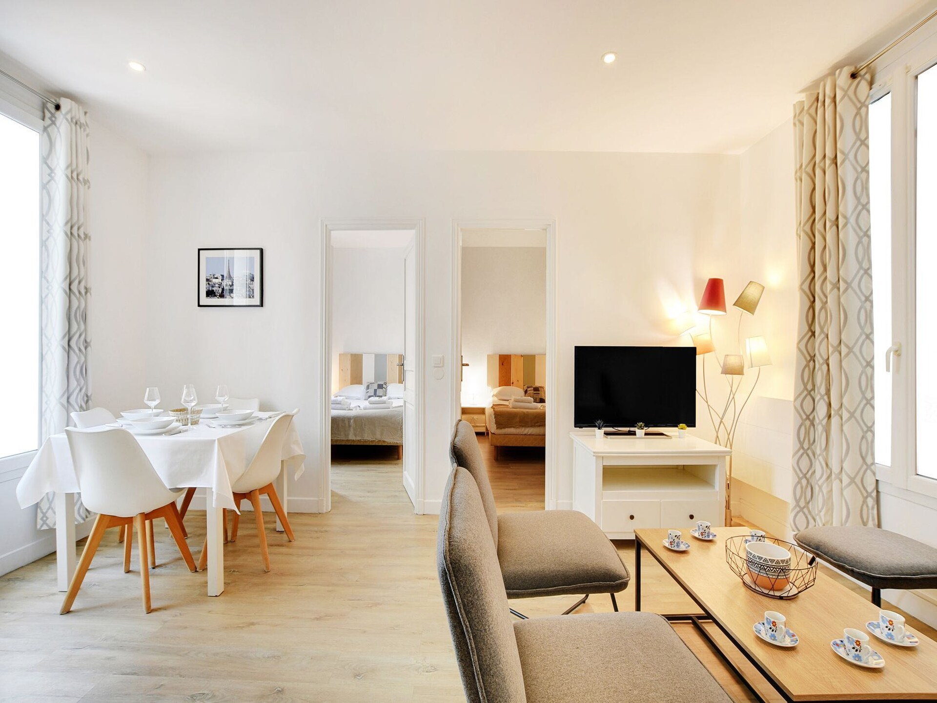 Licht appartement met 2 slaapkamers in het 18e arrondissement, vlakbij metro Marcadet - foto 8