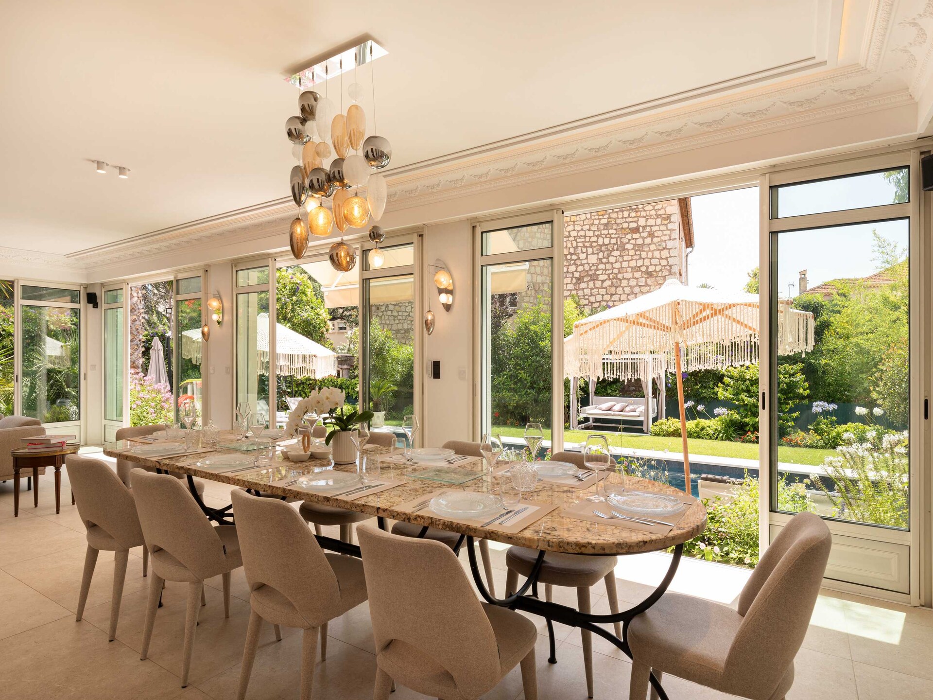 Luxe villa voor 14 personen met 7 slaapkamers nabij centrum Cannes - foto 28