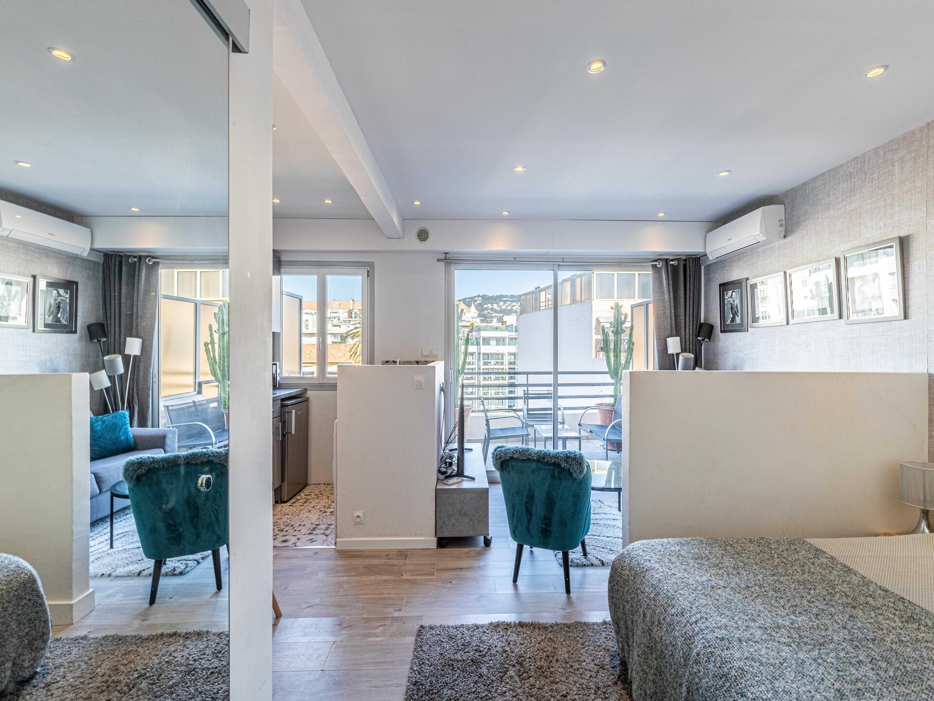 Compacte studio met terras op loopafstand van station Cannes - foto 13