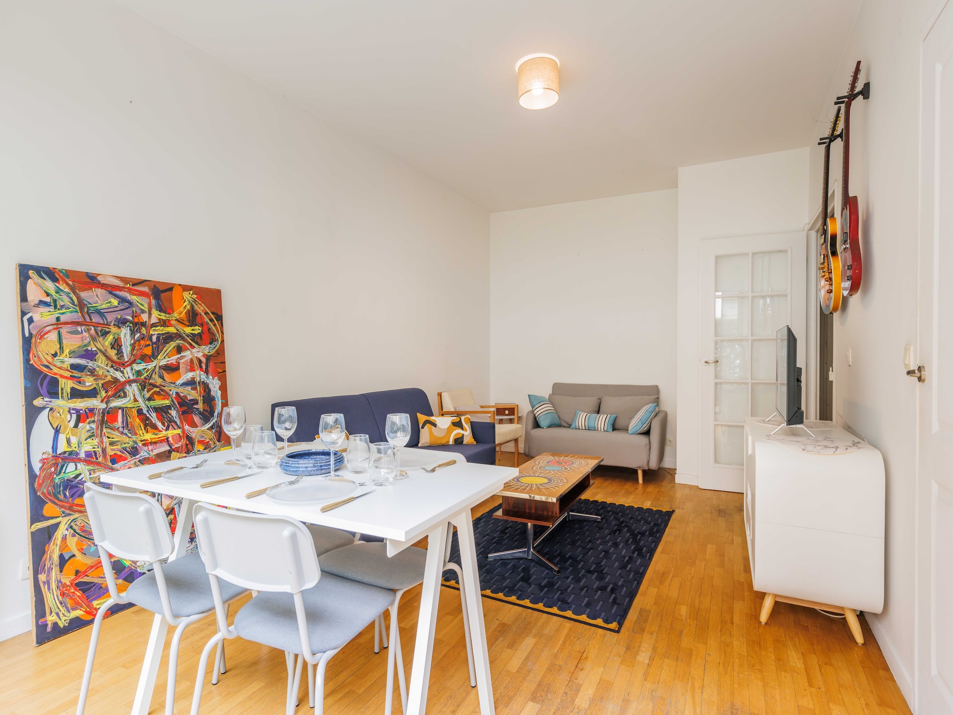 Licht appartement in Clichy met uitstekende metroverbinding naar hartje Parijs - foto 9