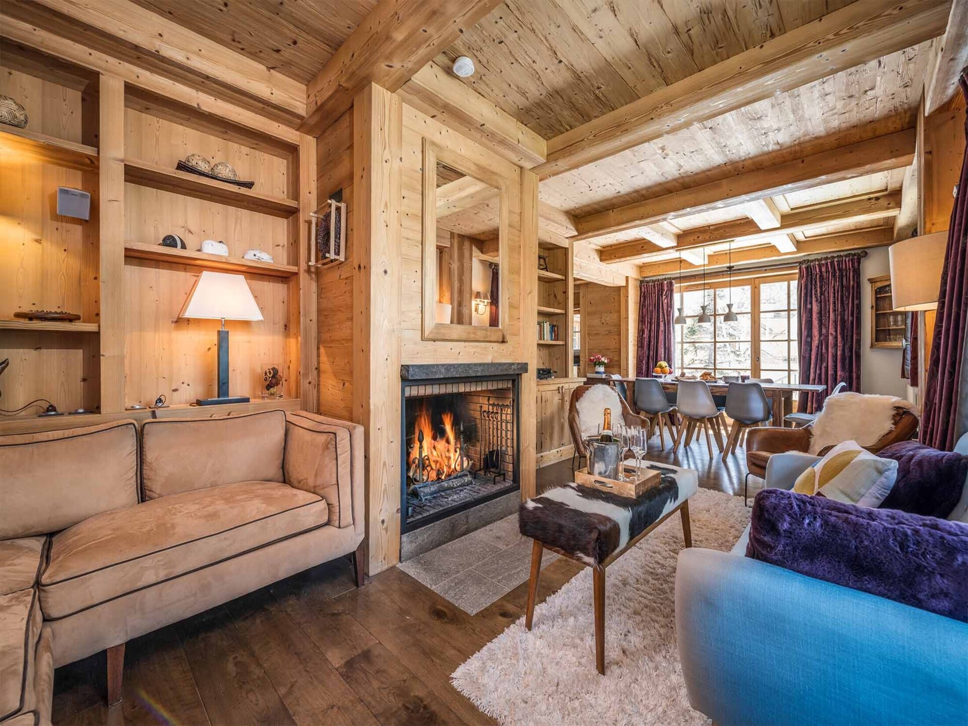Chalet Davos: 10-persoons vrijstaand chalet op 20 meter van de piste in Val d'Isère - foto 7