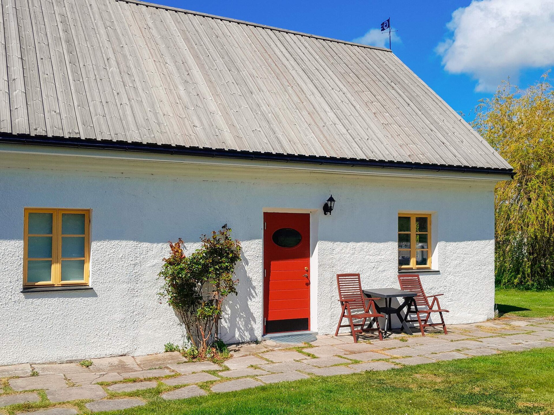 Authentiek 18e-eeuws stenen huis op biologische boerderij bij Tofta strand - foto 4