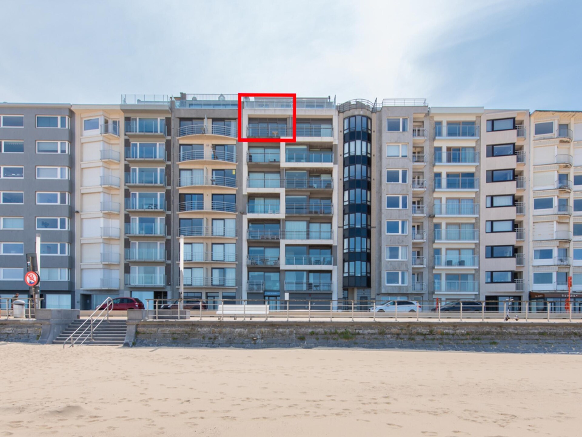 Duplex appartement met 4 terrassen en zeezicht in Oostende - foto 6