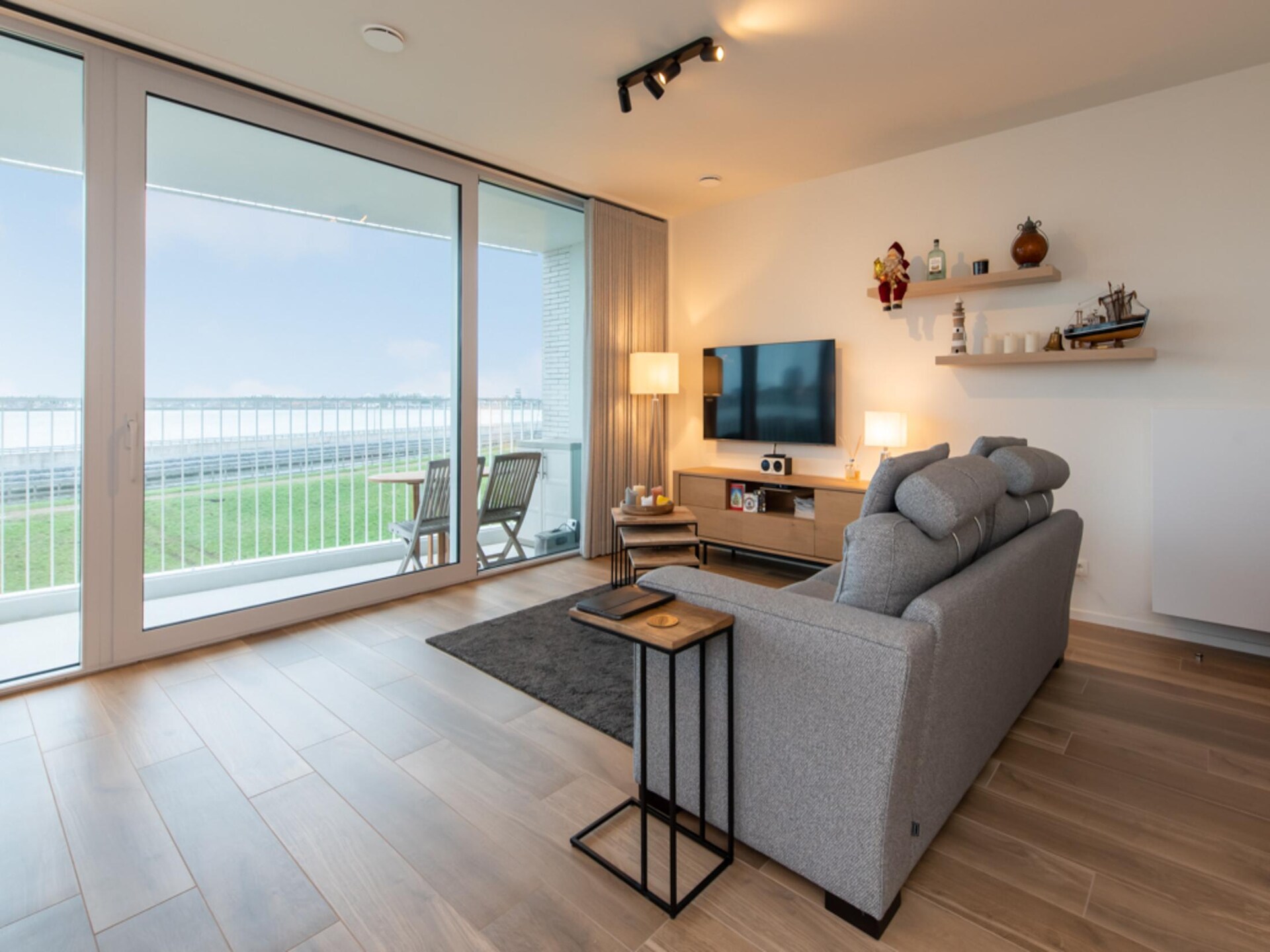 Modern appartement in Bredene met uniek uitzicht op de Spuikom - foto 7