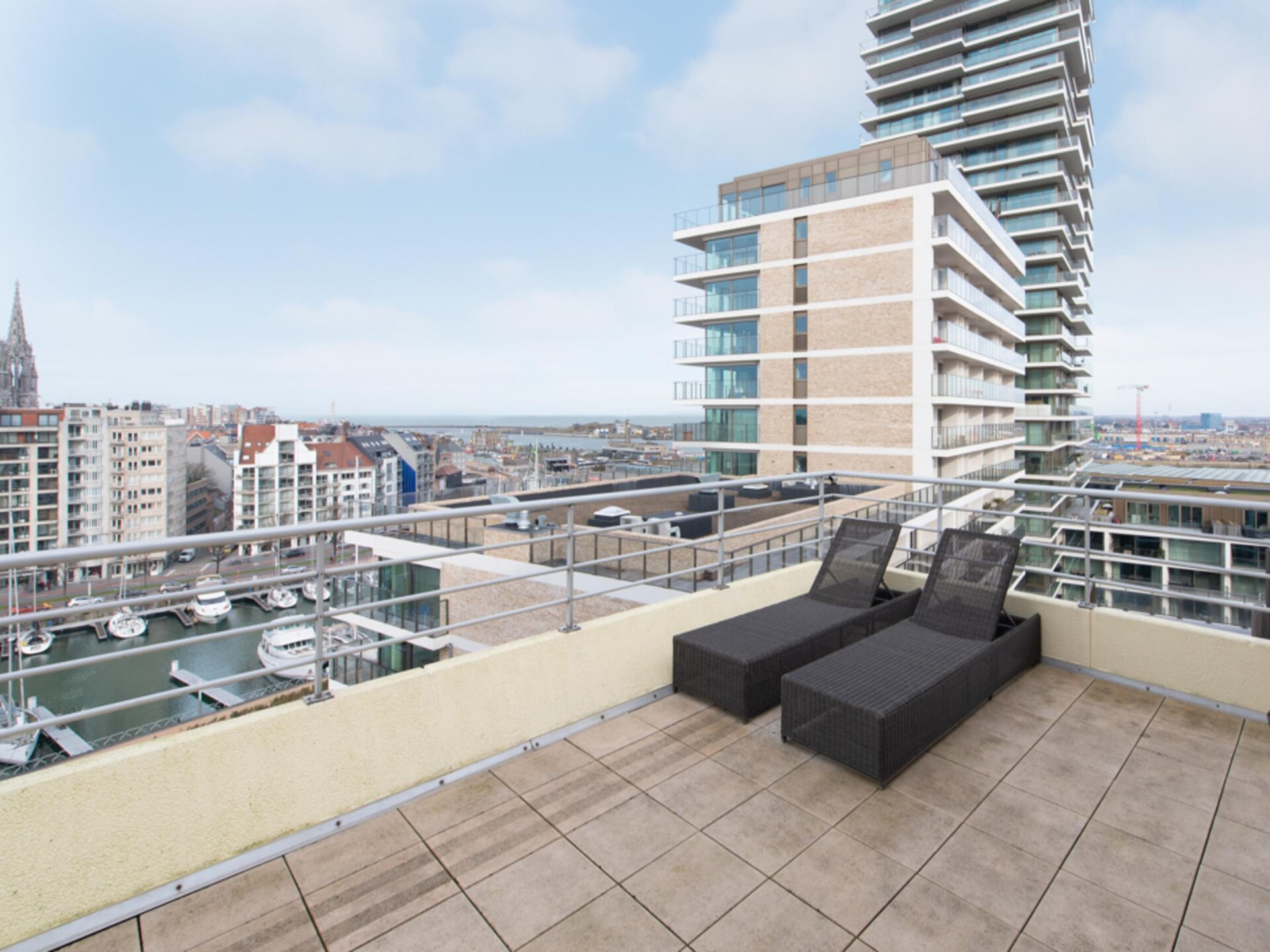 Zonnig appartement met zeezicht en terras aan de jachthaven van Oostende - foto 7