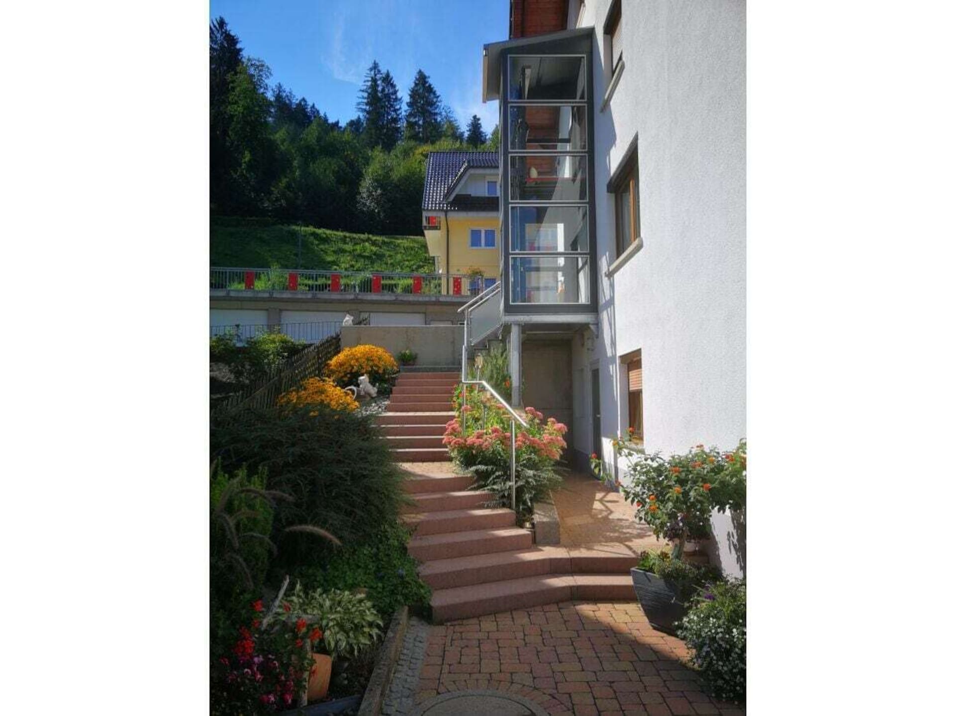 Modern appartement met overdekt terras en ligweide nabij Bad Peterstal - foto 11