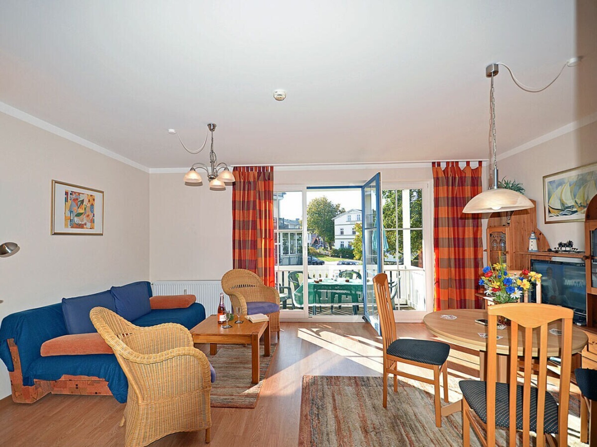 Knus vakantiehuis op 100m van strand in Glowe met balkon op het westen - foto 8